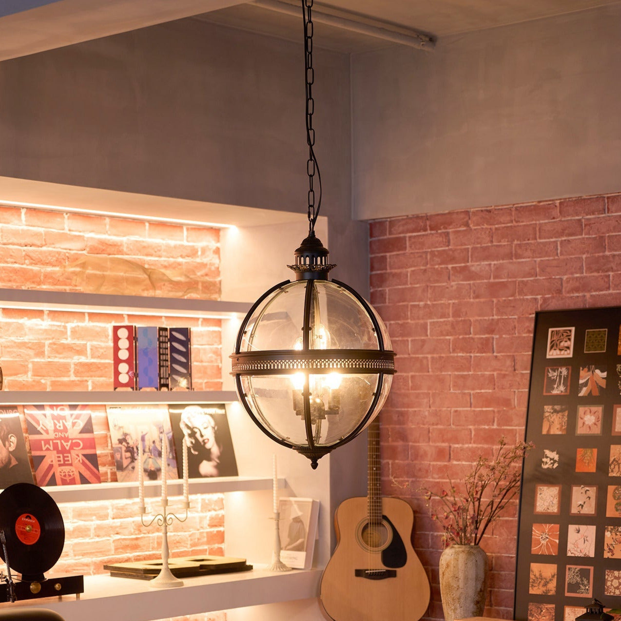 Epoch Retro Braeden Pendant Light Glass
