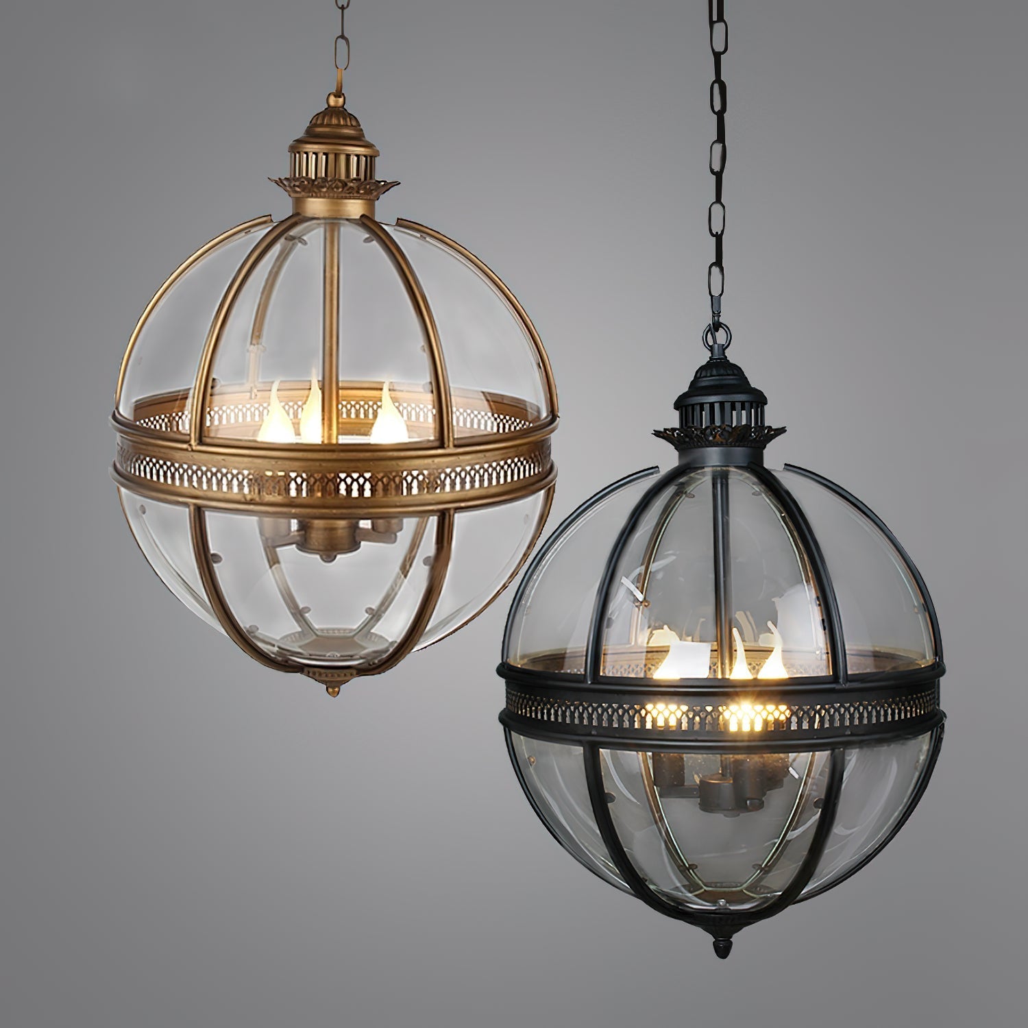 Epoch Retro Braeden Pendant Light Glass