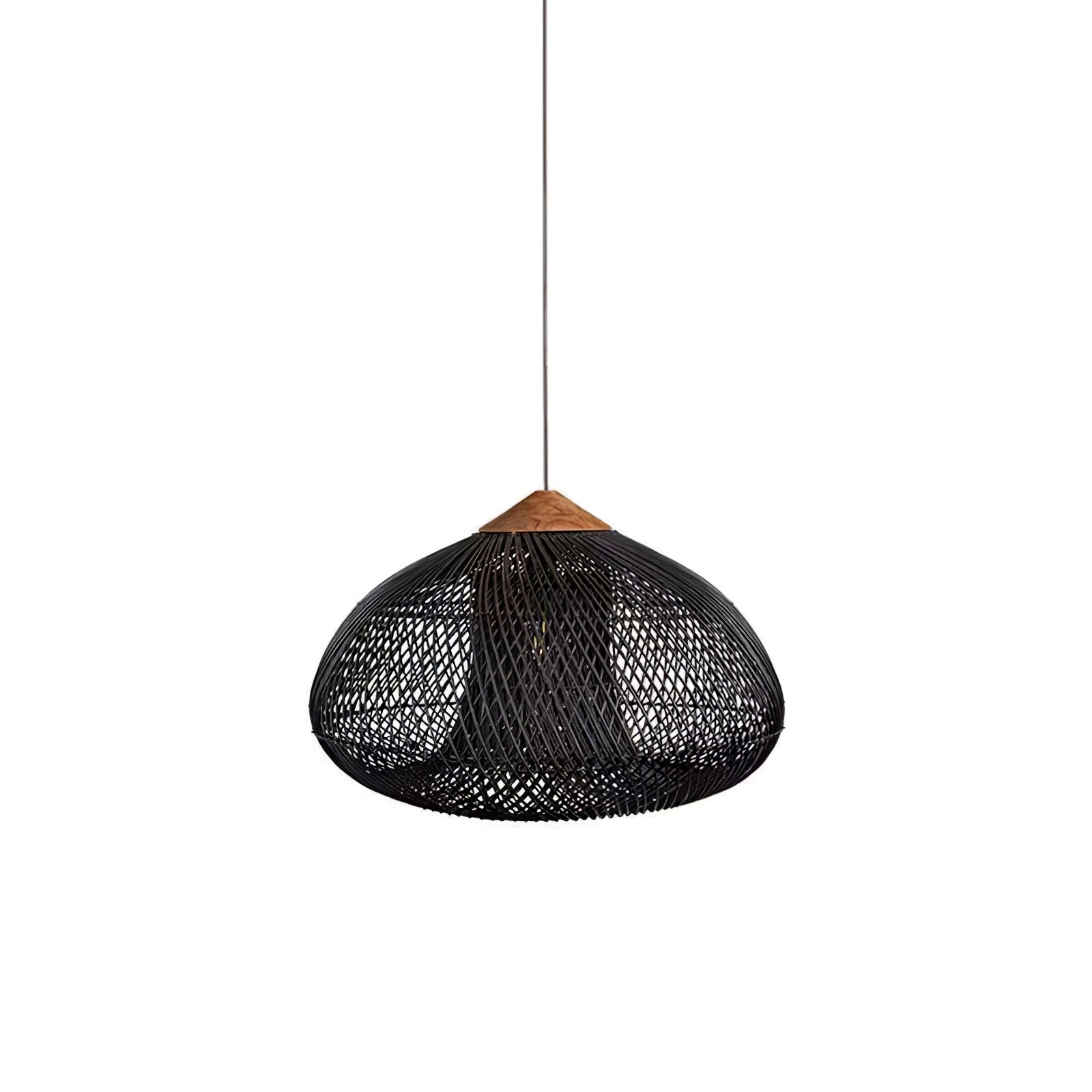 Solara Pendant Lamp Rattan Swag Woven - Letslighting