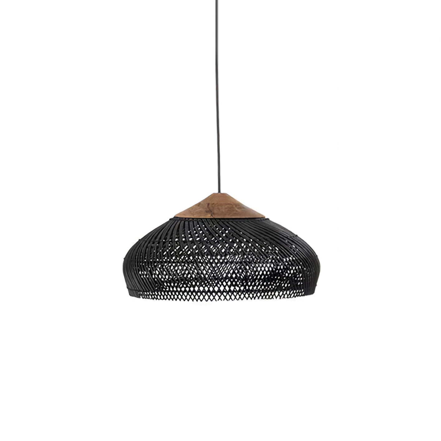 Solara Pendant Lamp Rattan Swag Woven - Letslighting