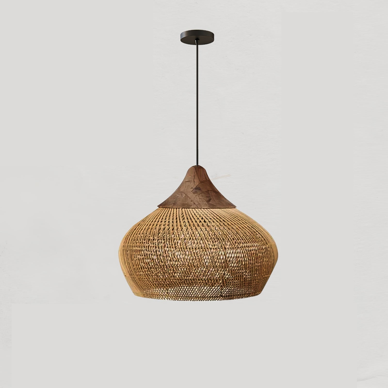 Ritta Braided Rattan Livingroom Pendant Lamp - Letslighting