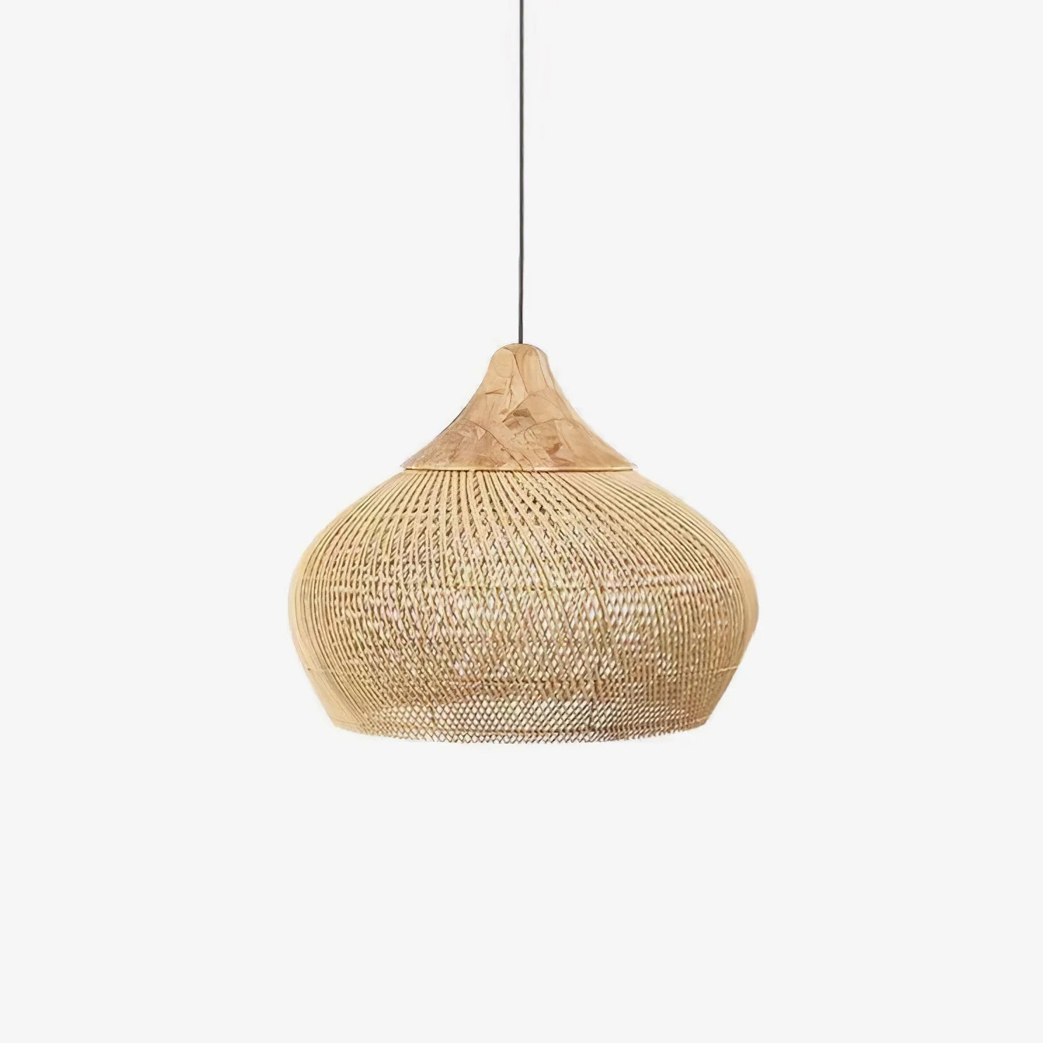 Ritta Braided Rattan Pendant Lamp