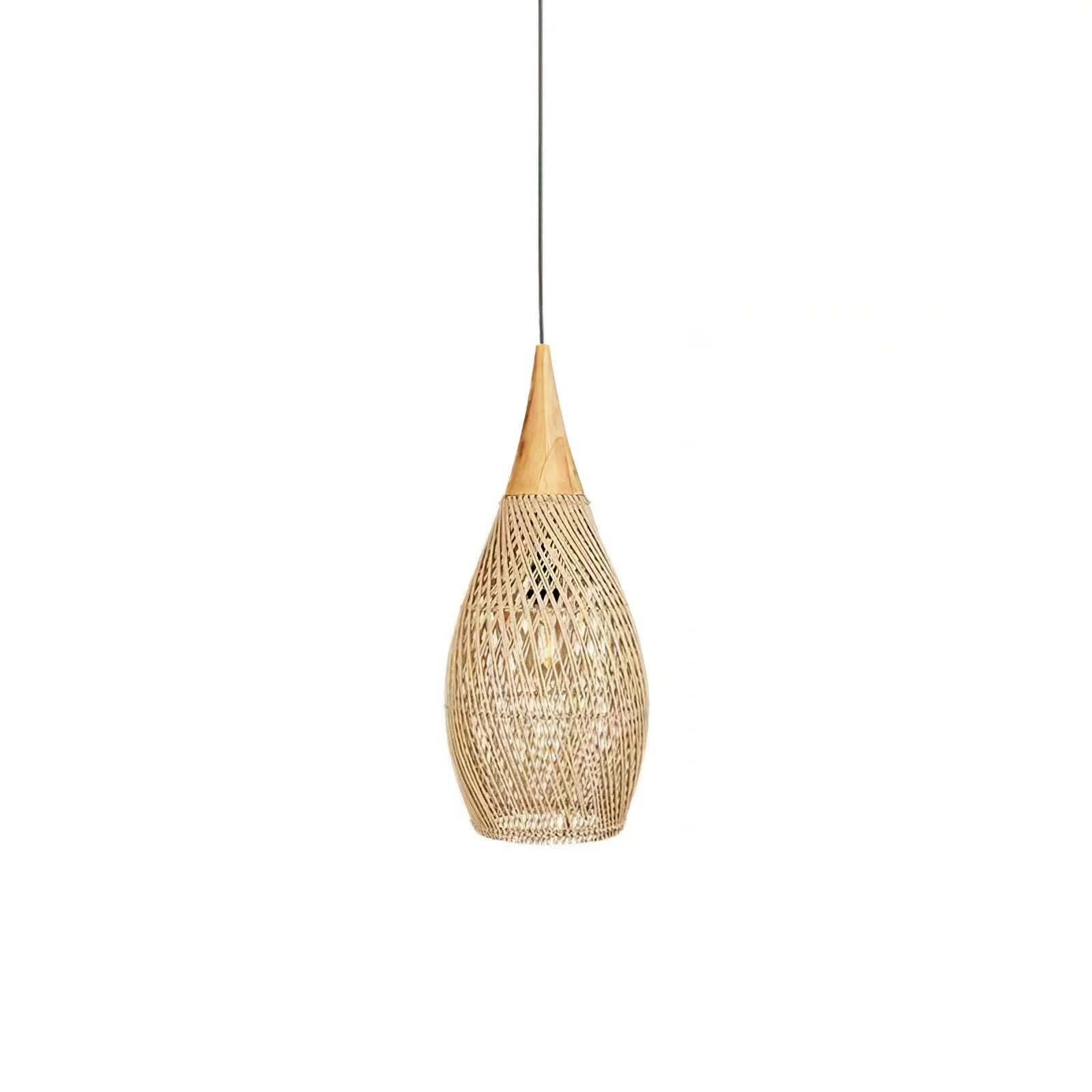 Ritta Braided Rattan Pendant Lamp