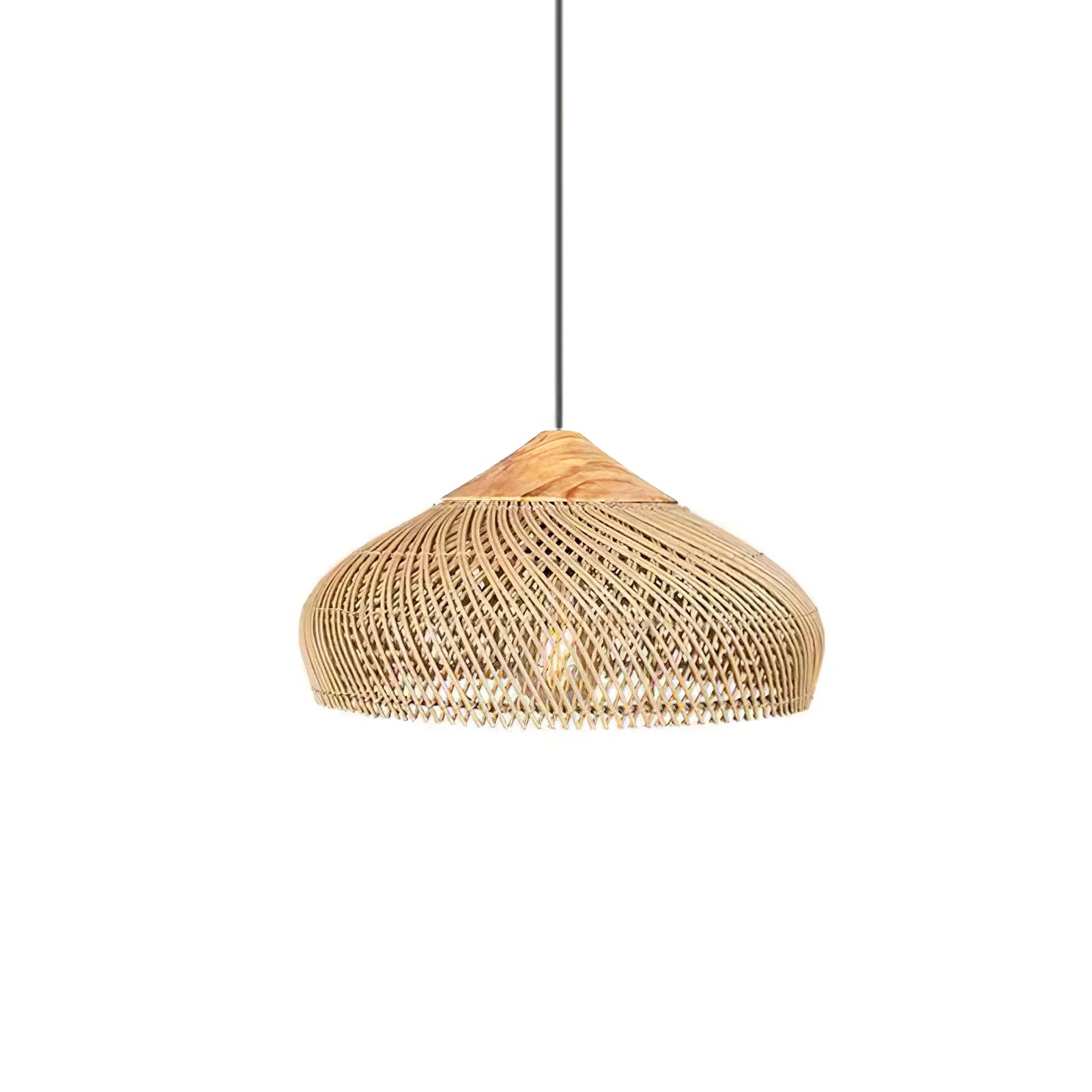 Ritta Braided Rattan Pendant Lamp
