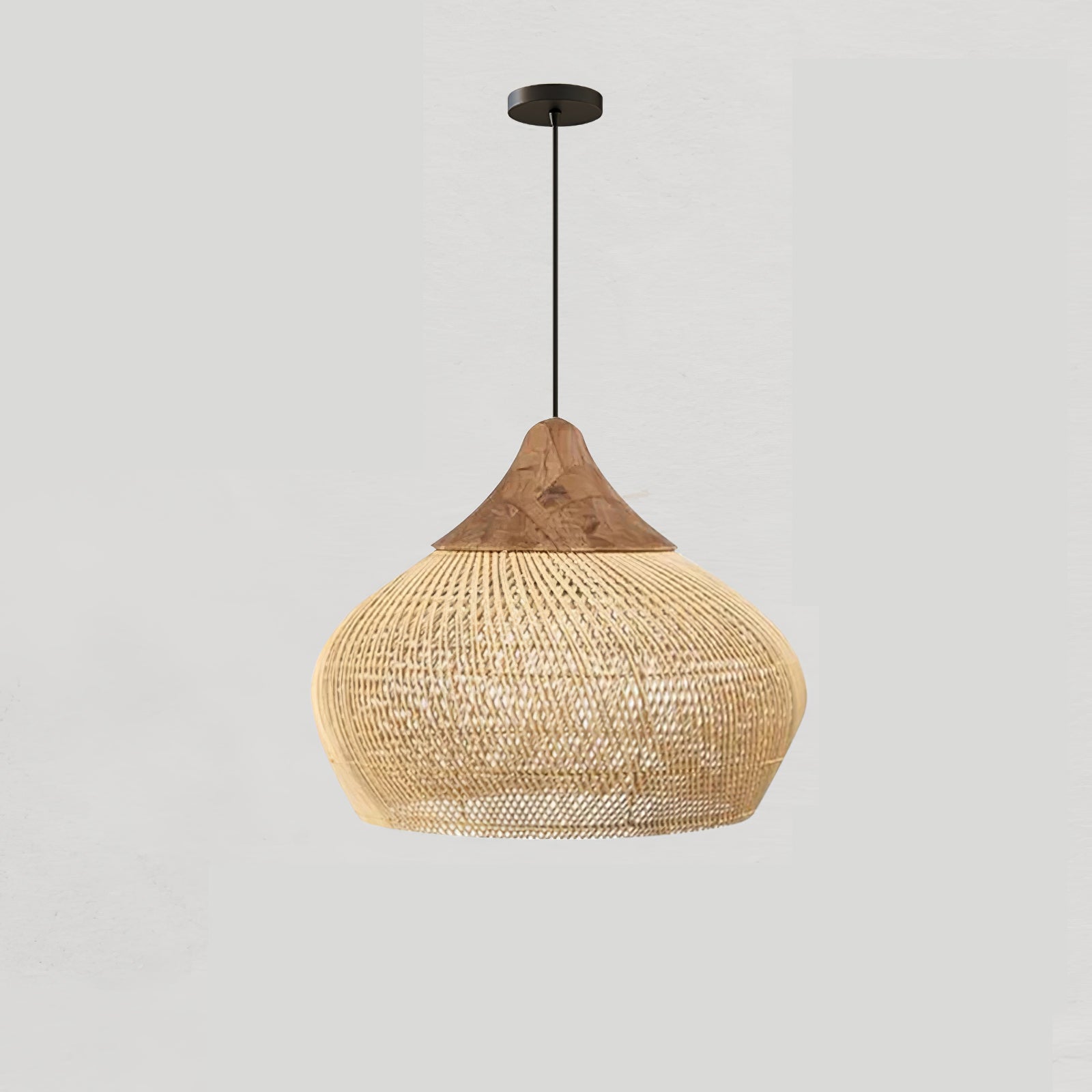 Ritta Braided Rattan Livingroom Pendant Lamp - Letslighting