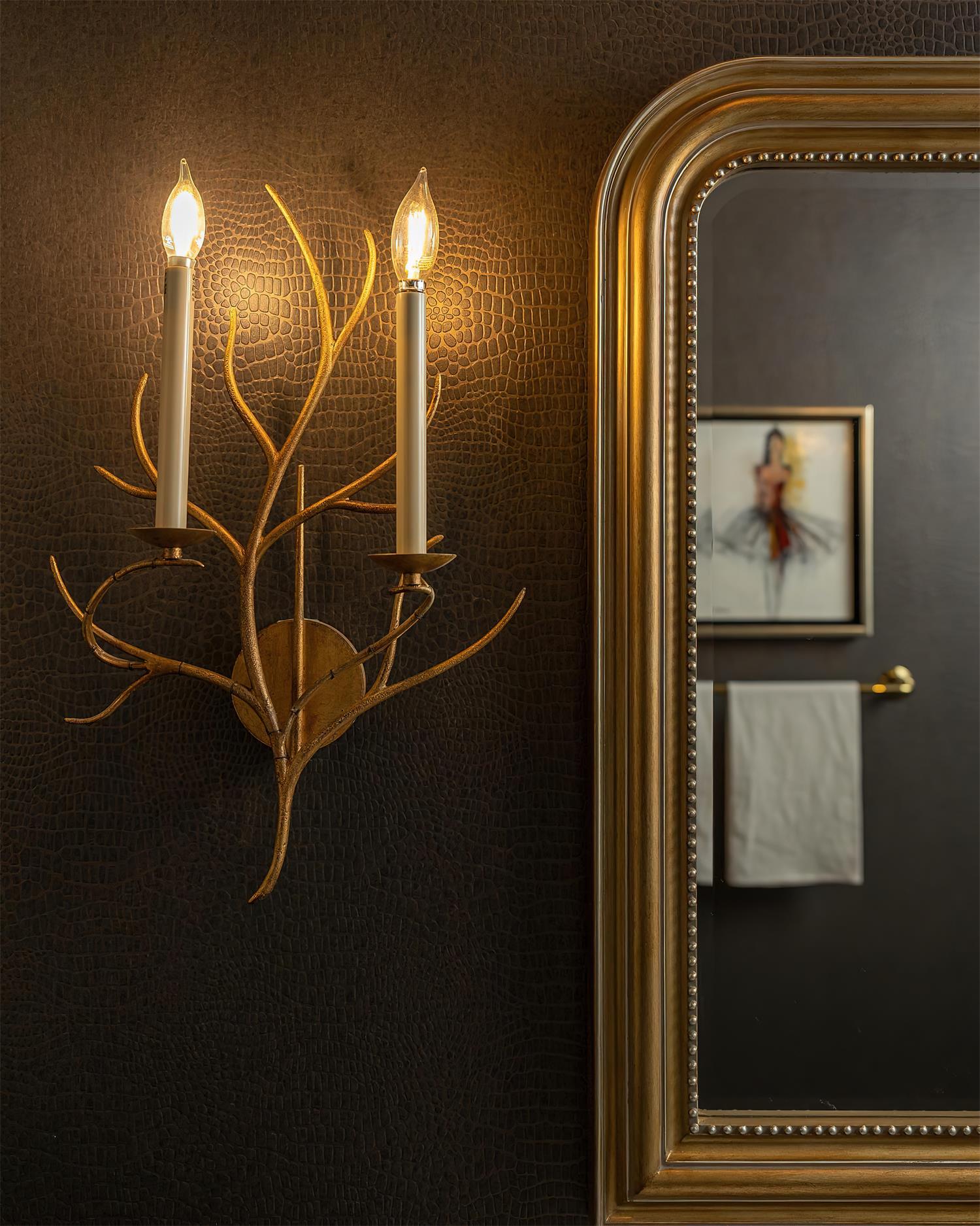 Duvor Double Candle Wall Sconce - Letslighting
