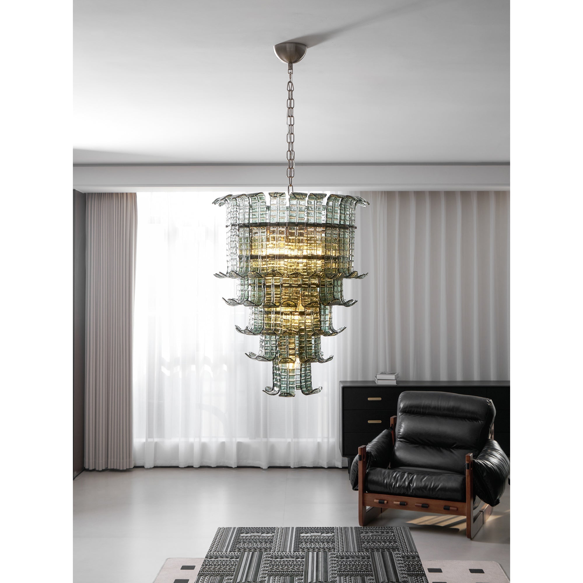 Aether Postmodern Luxury Glass Chandelier - Letslighting