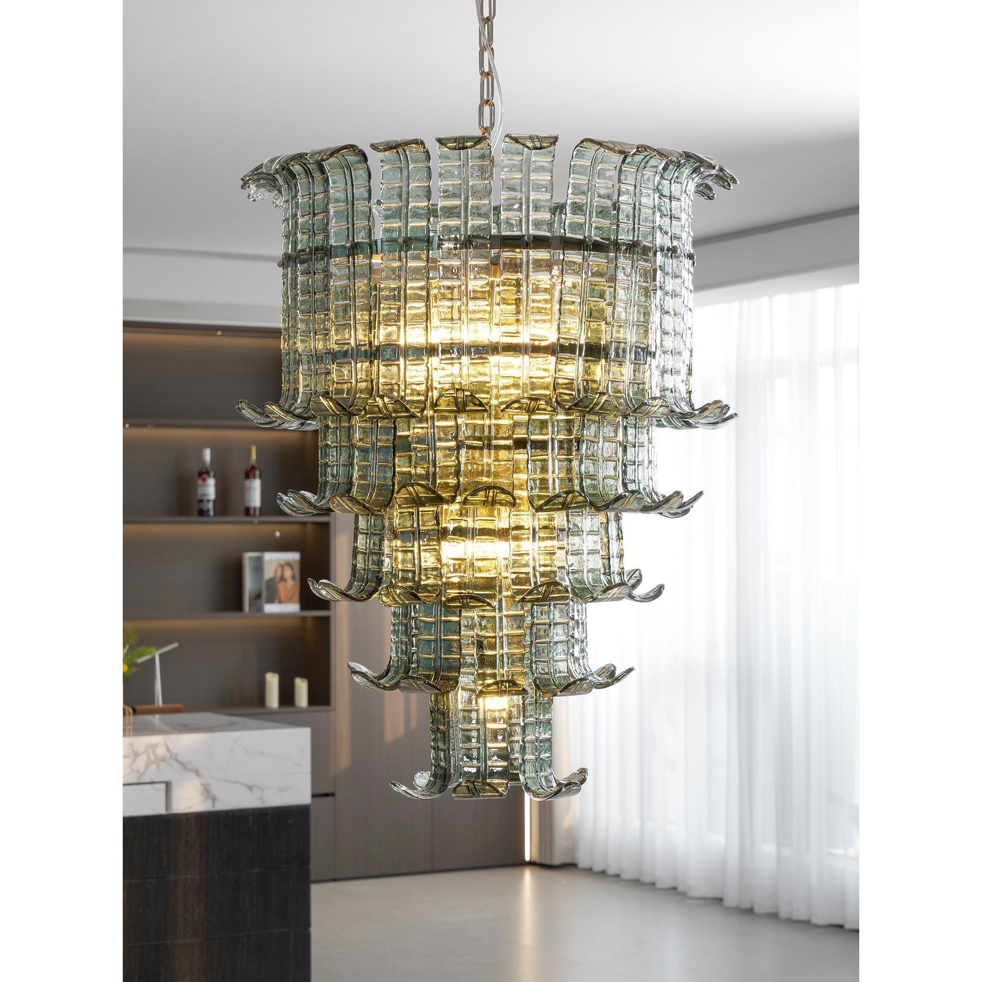 Aether Postmodern Luxury Glass Chandelier - Letslighting