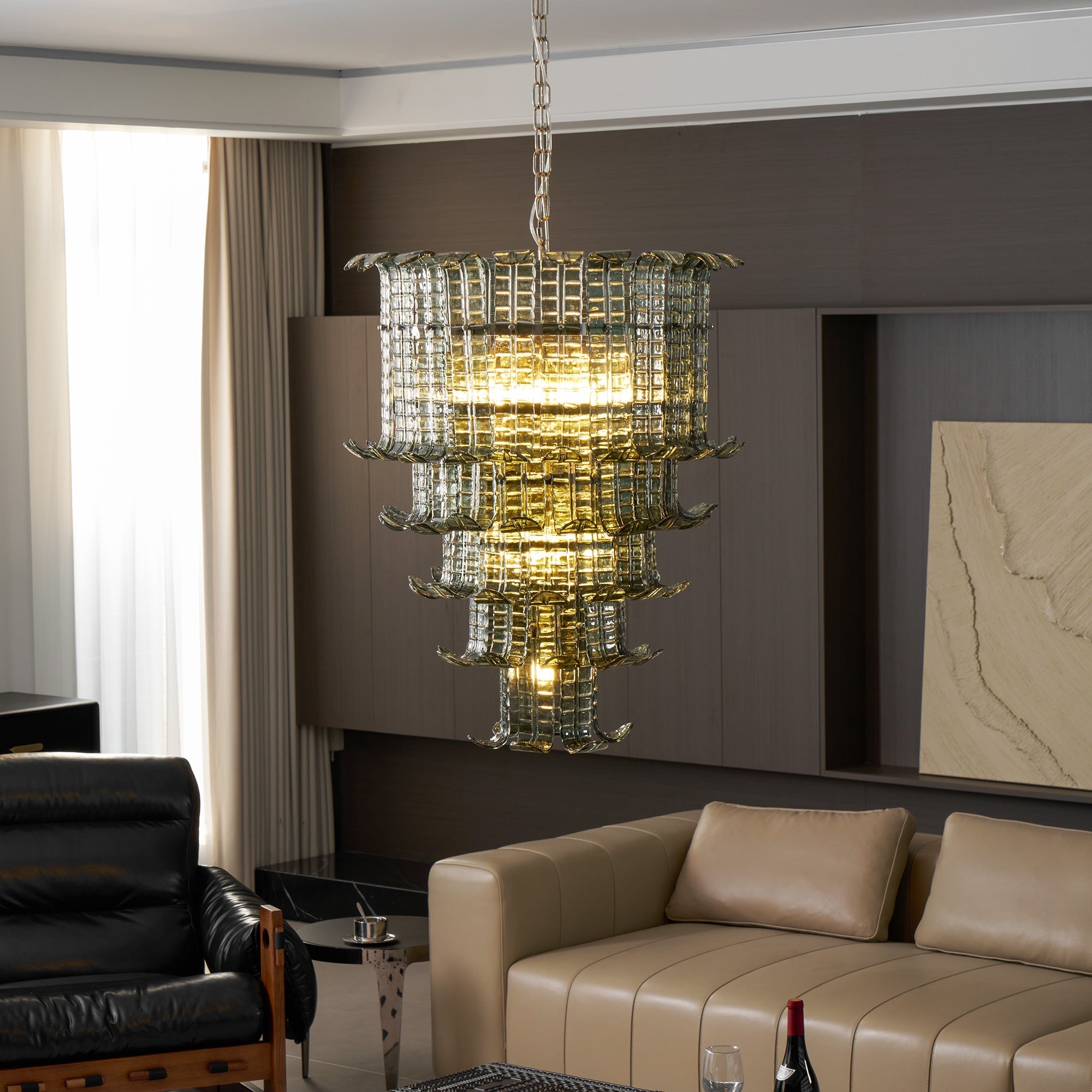 Aether Postmodern Luxury Glass Chandelier - Letslighting