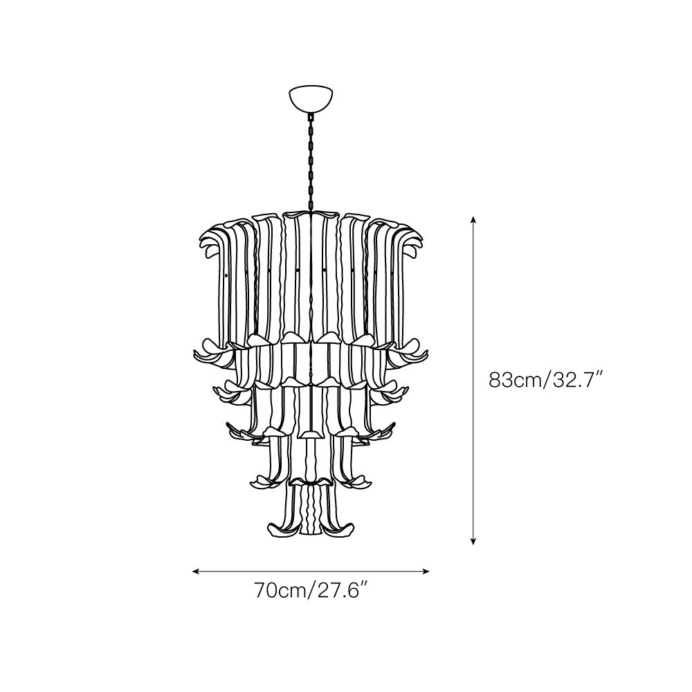 Aether Postmodern Luxury Glass Chandelier - Letslighting