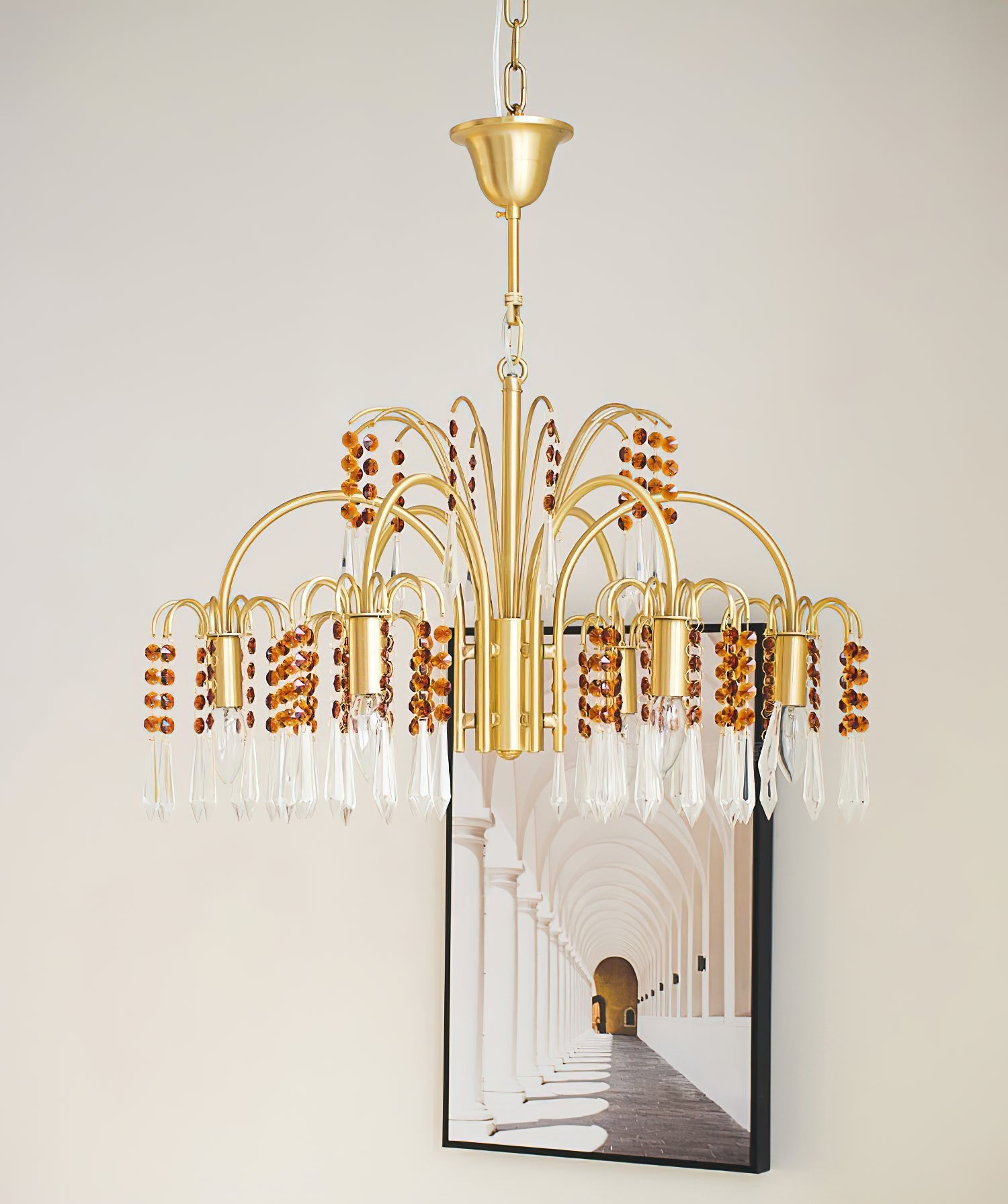 Voyant Premium Luxury Candle Crystal Chandelier - Letslighting