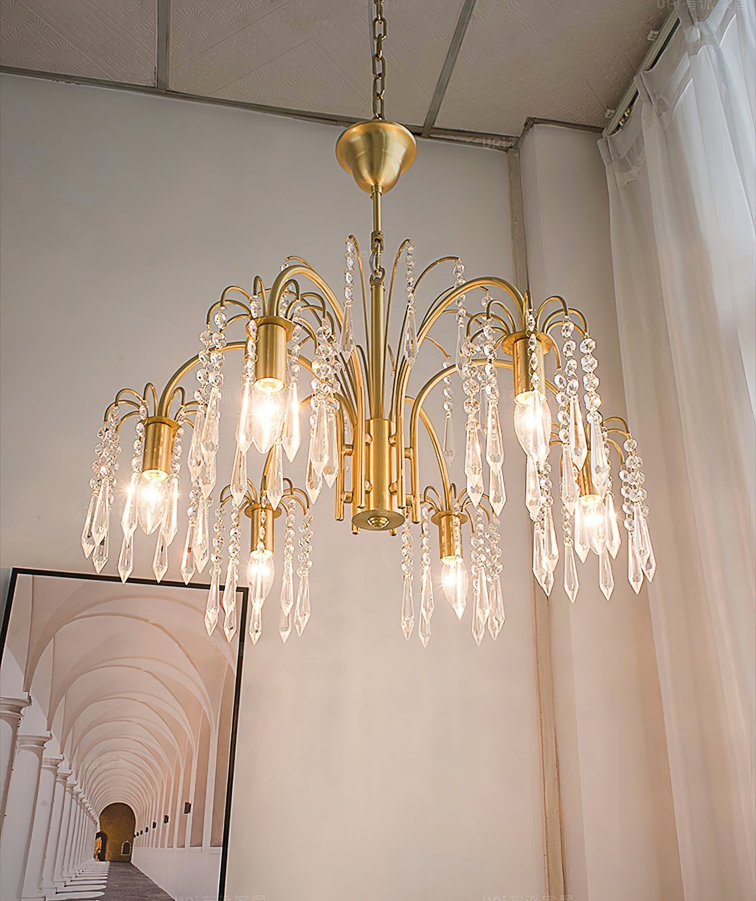 Voyant Premium Luxury Candle Crystal Chandelier - Letslighting