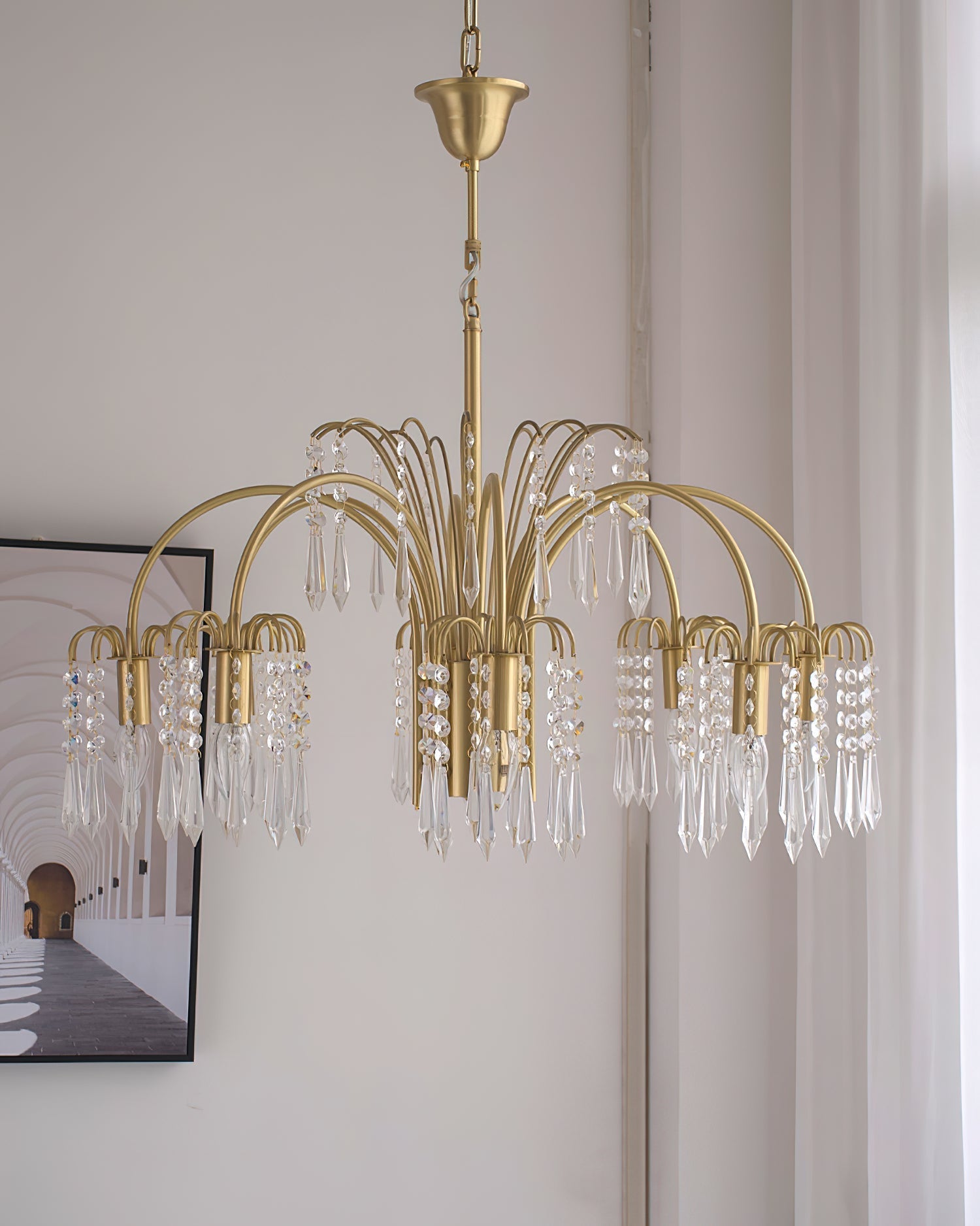 Voyant Premium Luxury Candle Crystal Chandelier - Letslighting