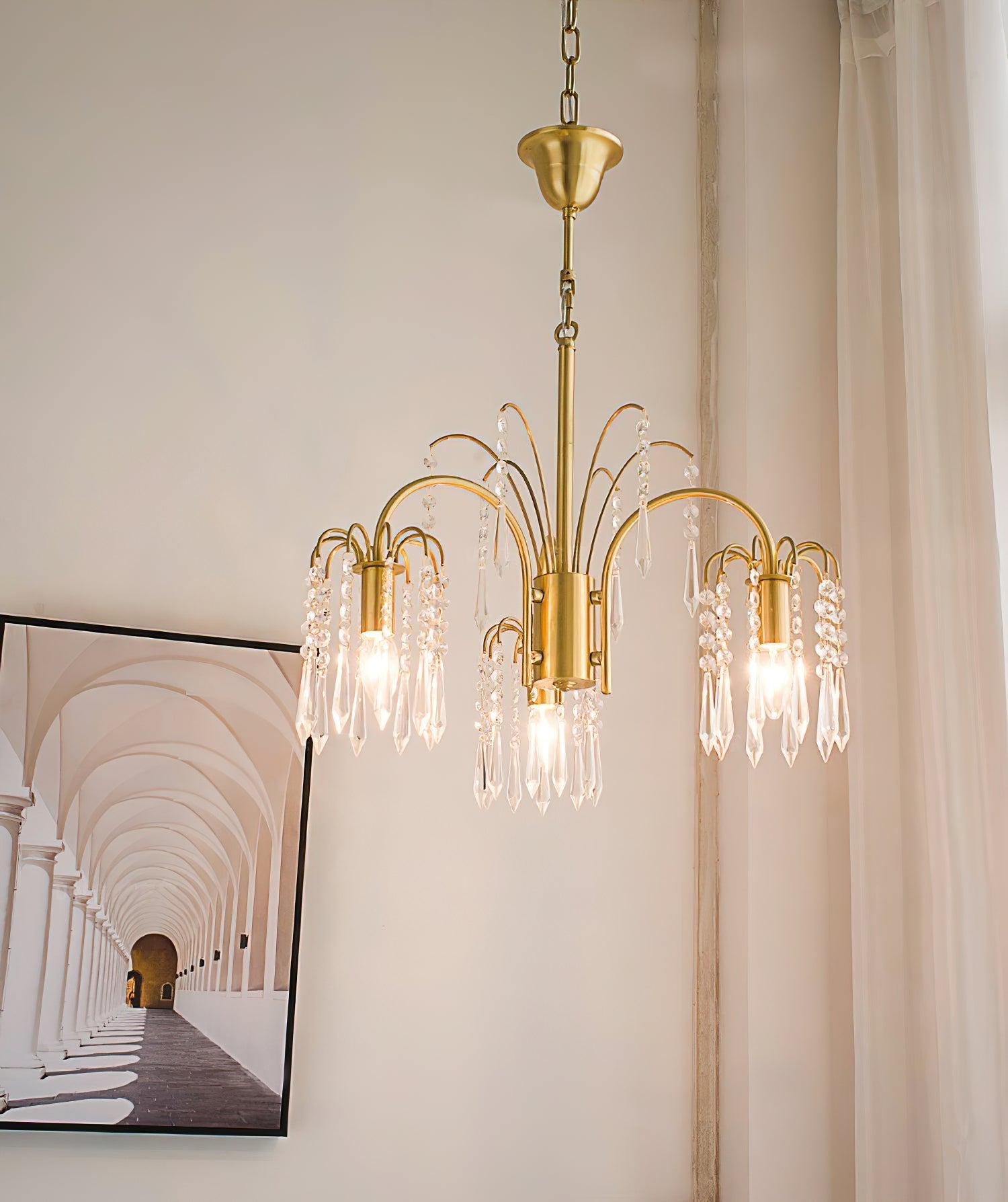 Voyant Premium Luxury Candle Crystal Chandelier - Letslighting