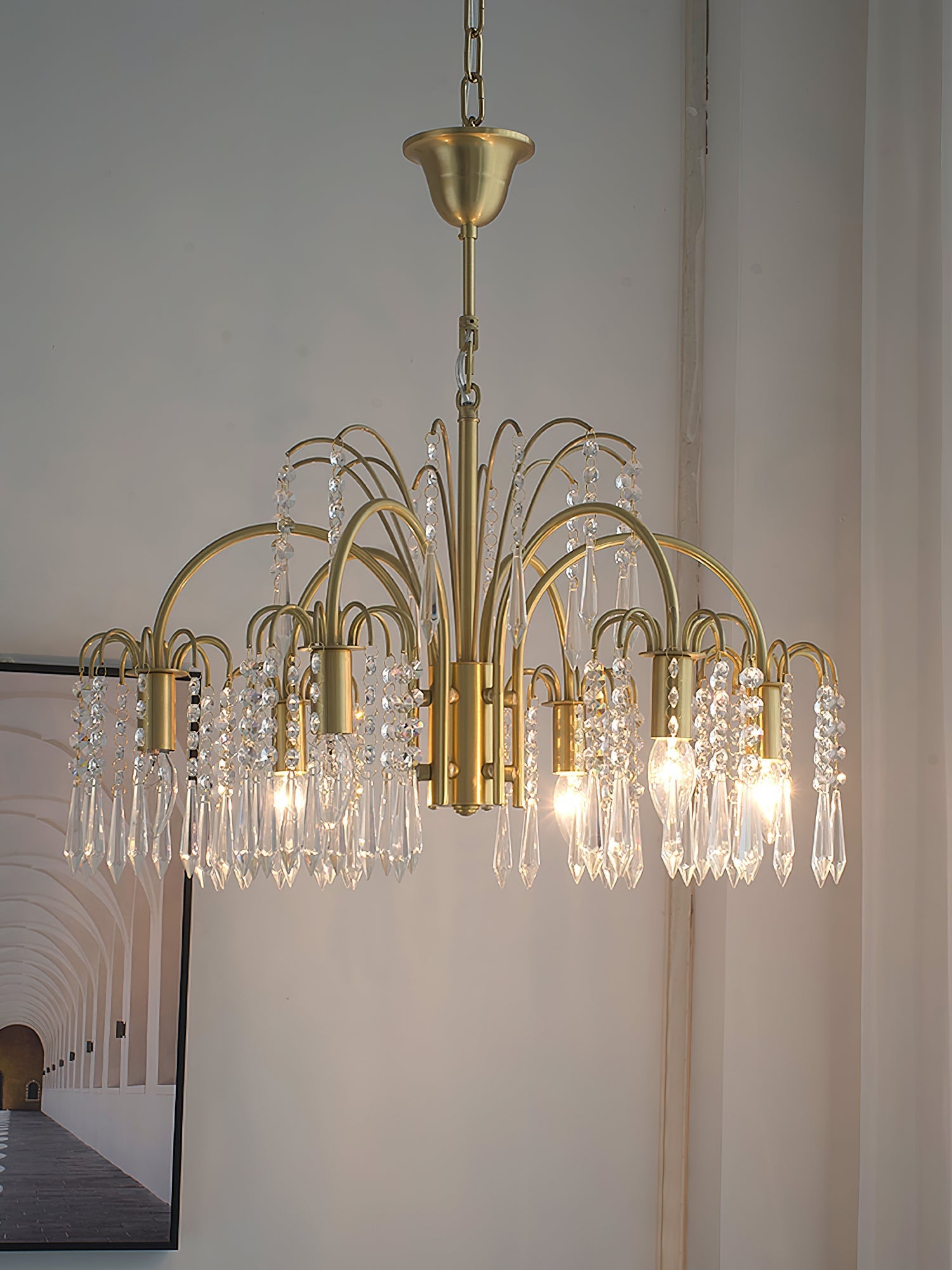Voyant Premium Luxury Candle Crystal Chandelier - Letslighting