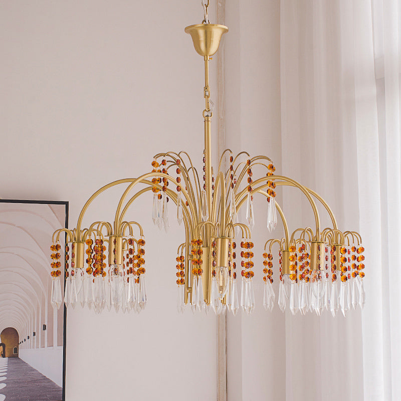 Voyant Premium Luxury Candle Crystal Chandelier - Letslighting