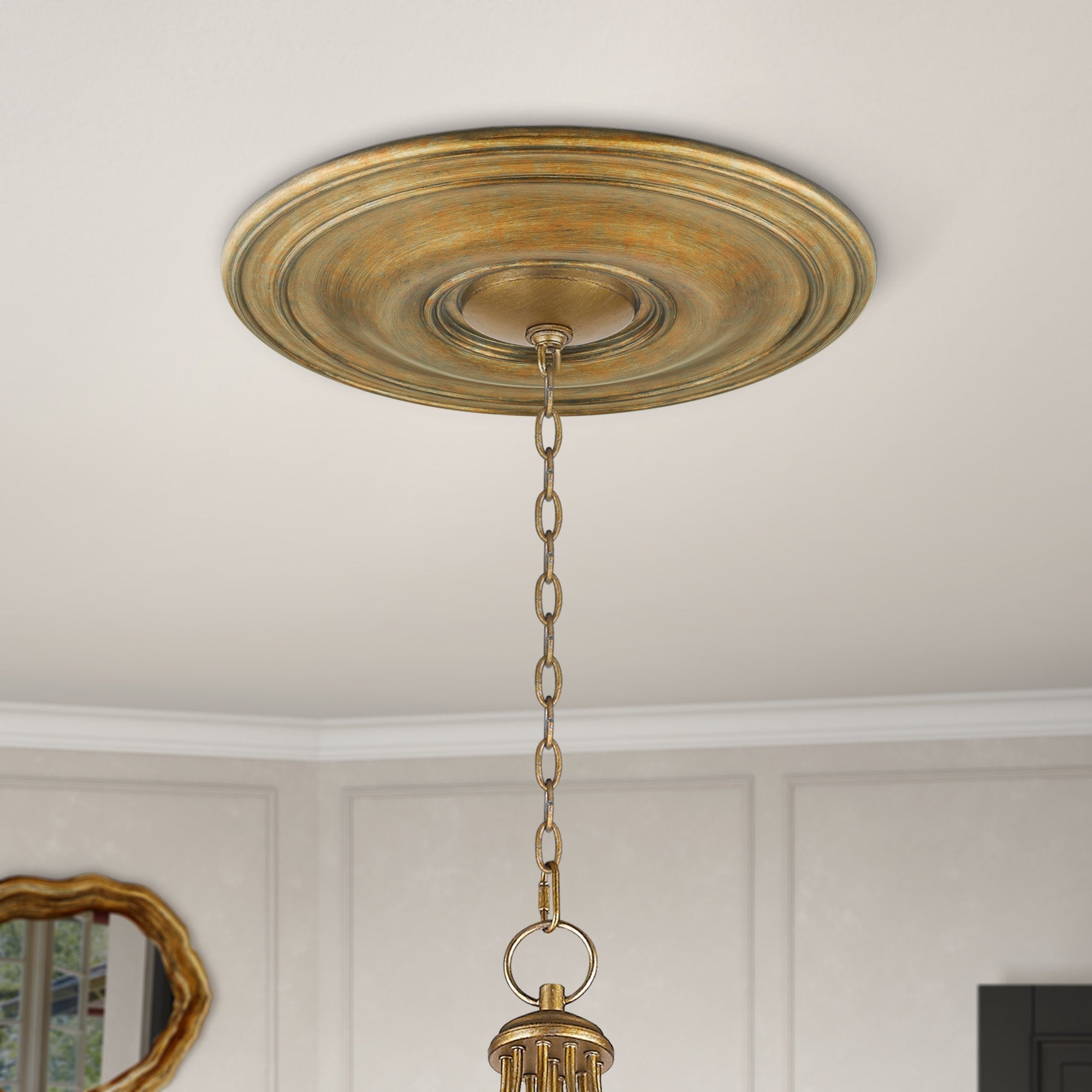 Nimbus Ceiling Canopy Brass Medallion Accessories - Letslighting