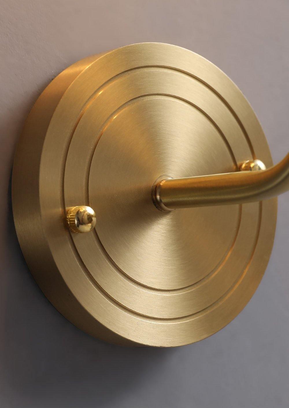 Noble Elegance Deer Head Brass Wall Light - Letslighting