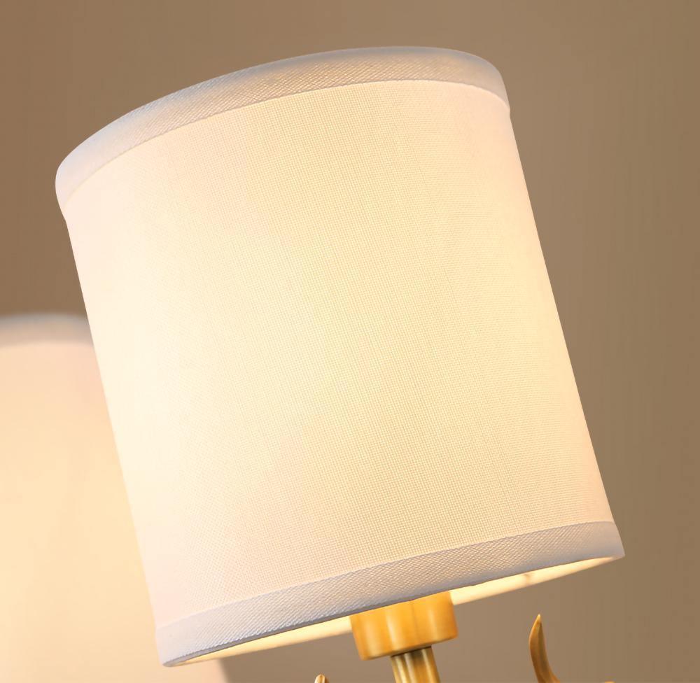 Noble Elegance Deer Head Brass Wall Light - Letslighting