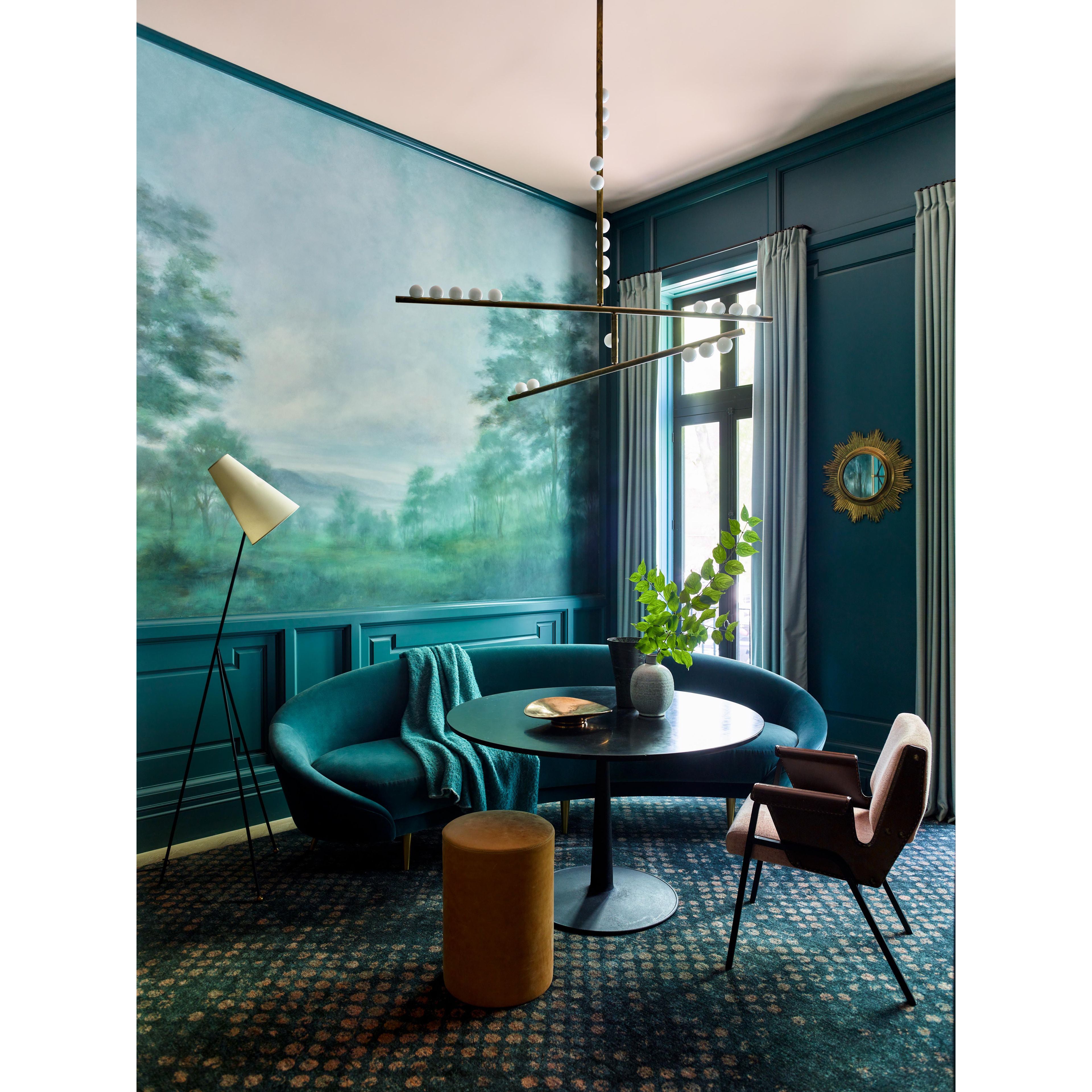 Orbis Modern Minimalist Drop System Antique Glass Chandelier - Letslighting