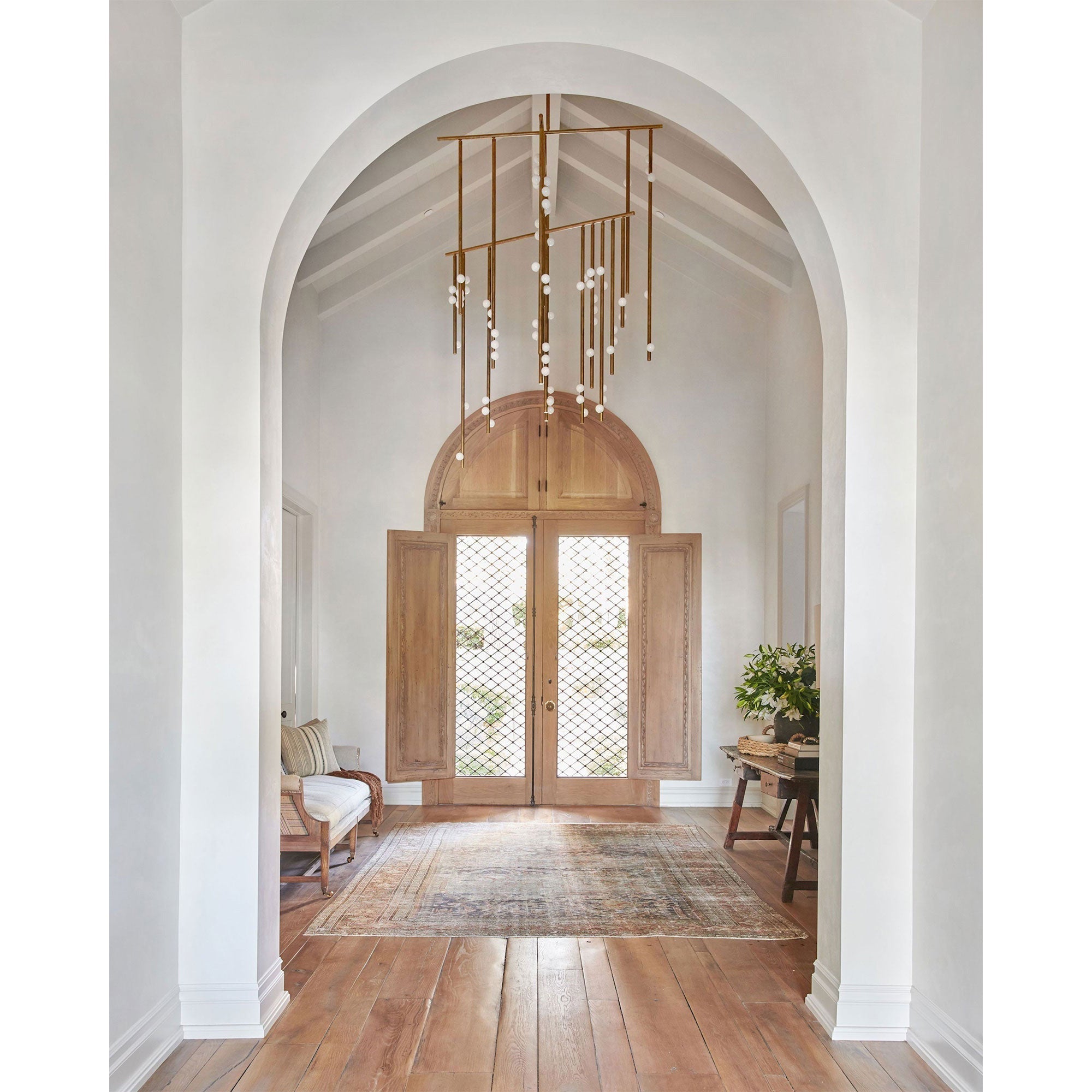 Orbis Modern Minimalist Drop System Antique Glass Chandelier - Letslighting