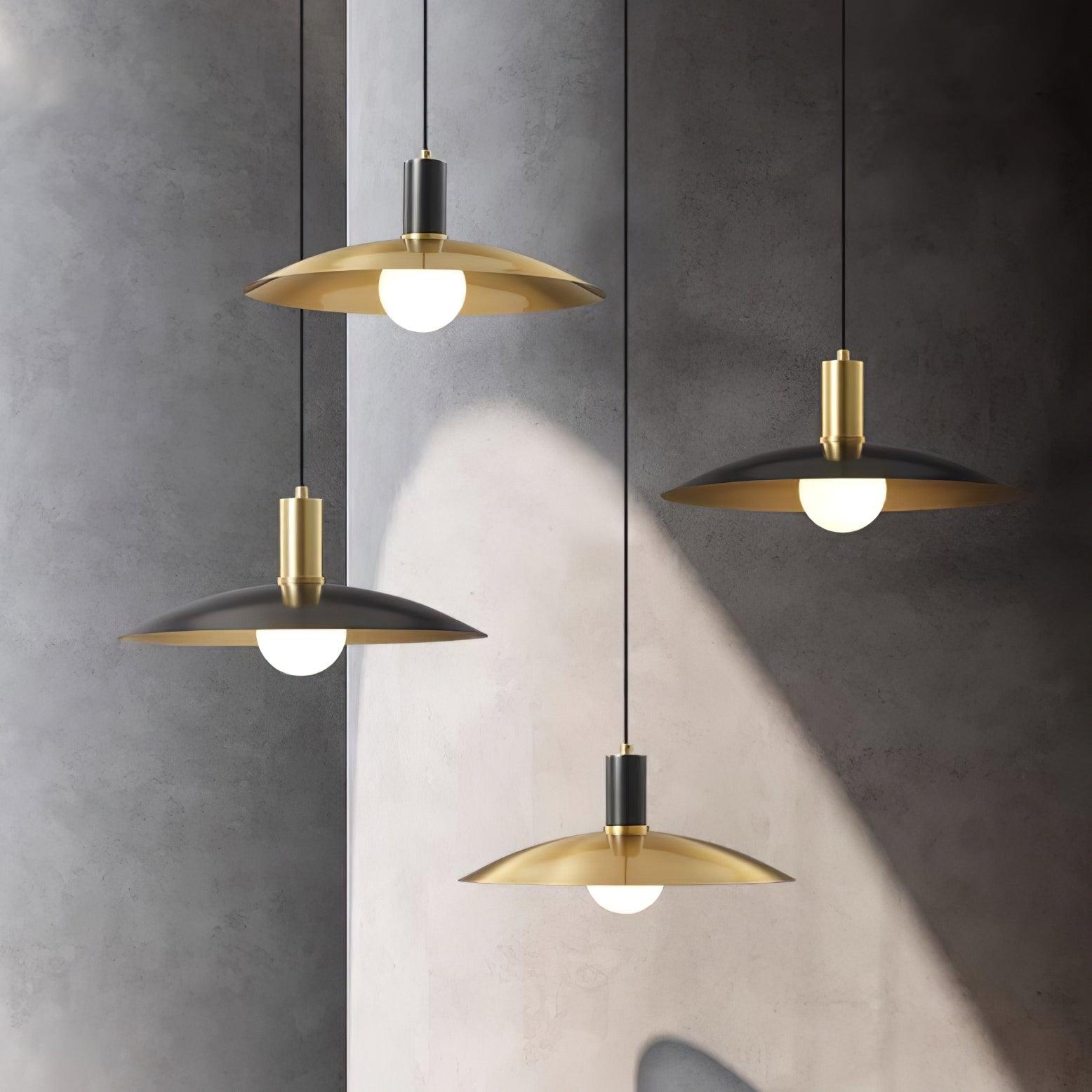 Thalora Brass & Glass Classic Pendant Lamp - Letslighting