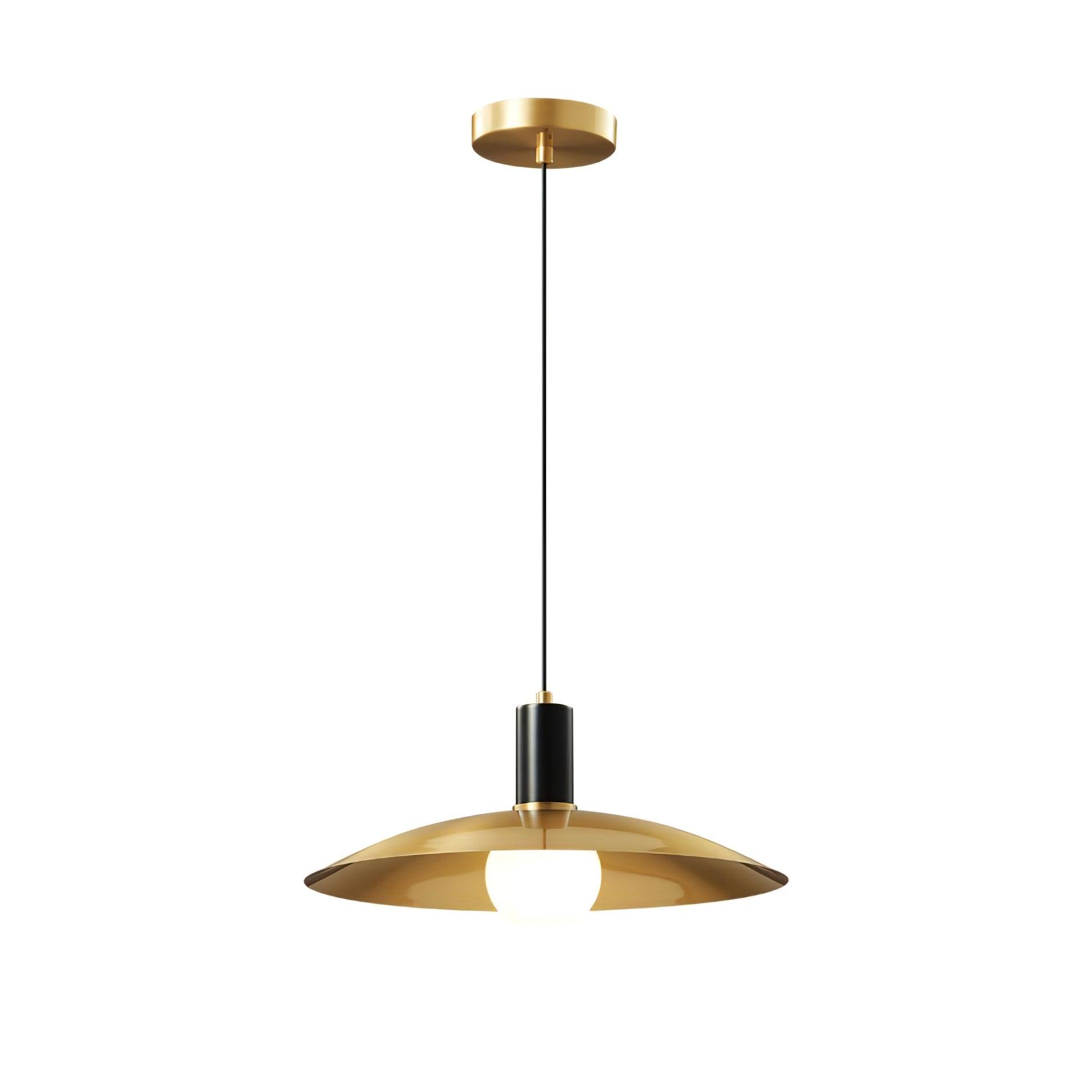 Thalora Brass & Glass Classic Pendant Lamp - Letslighting