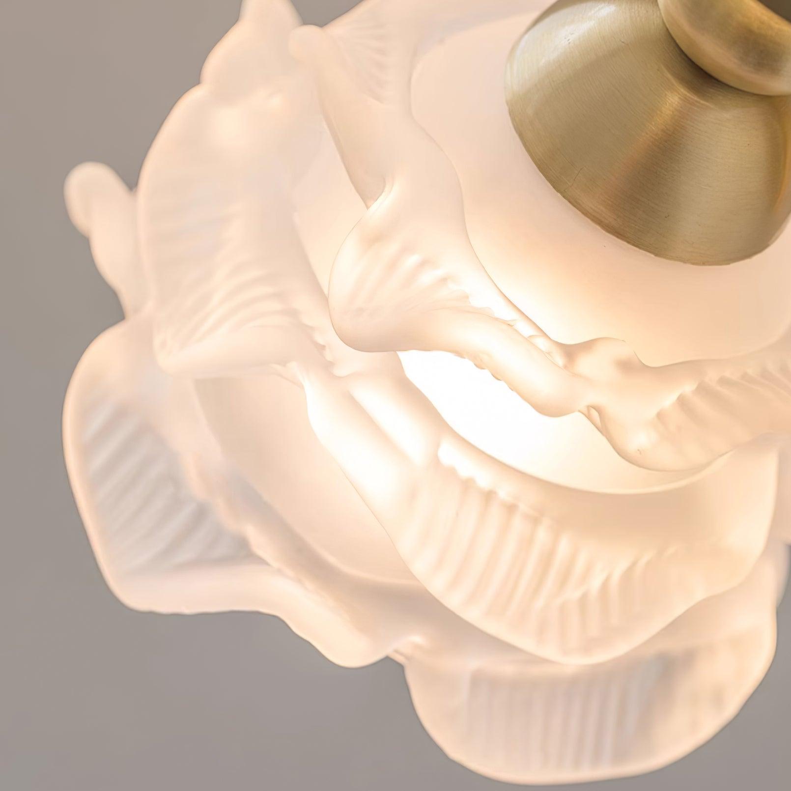 Zoey Brass Floral Wall Lamp - Letslighting