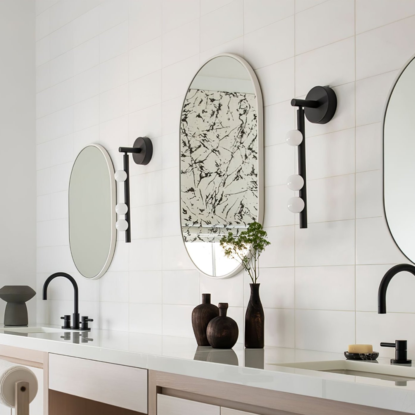 Pamela Tube Plug-in Brass Glass Wall Lamp - Letslighting