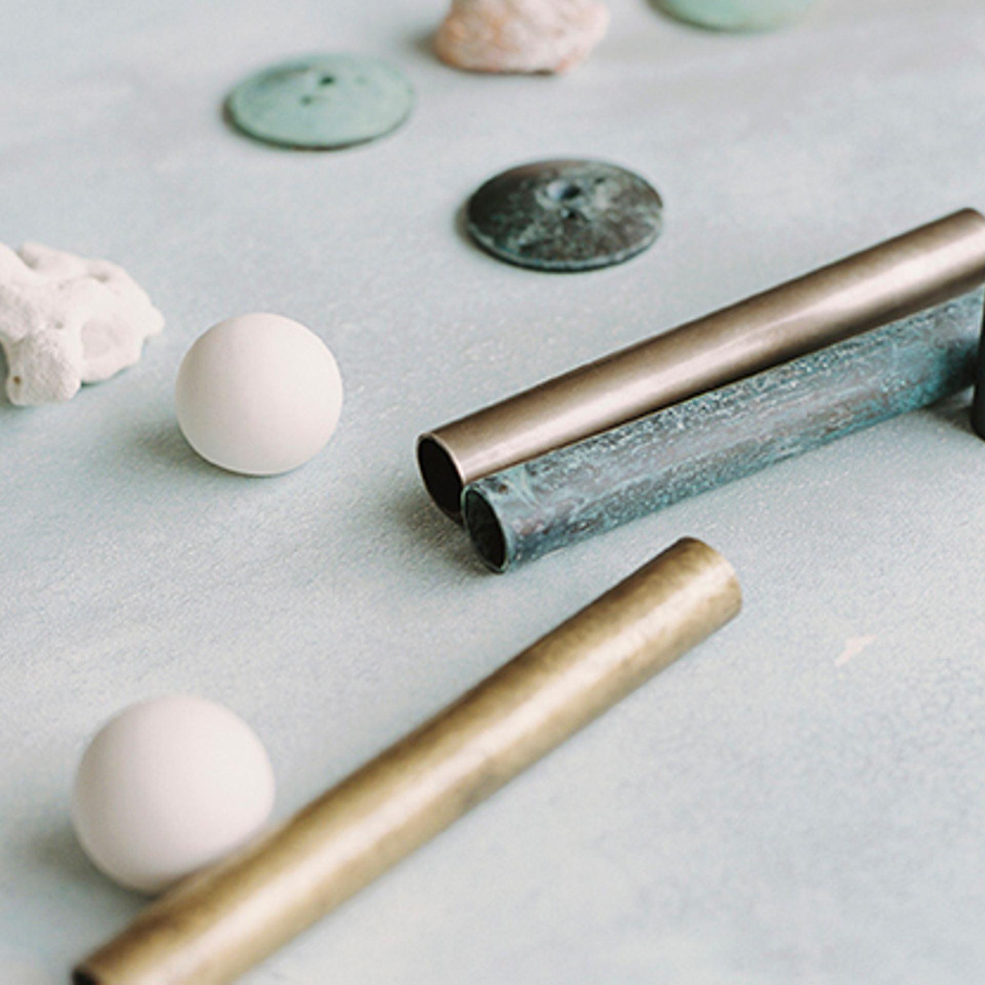 Pamela Tube Plug-in Brass Glass Wall Lamp - Letslighting