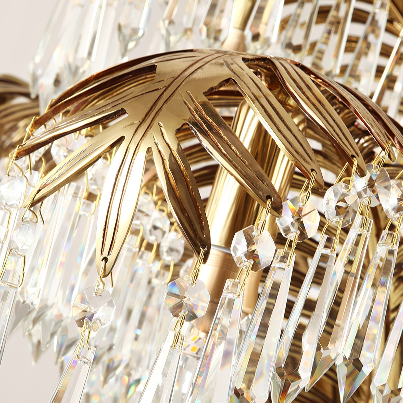 Odoraris Regal Brass Crystal Chandelier - Letslighting