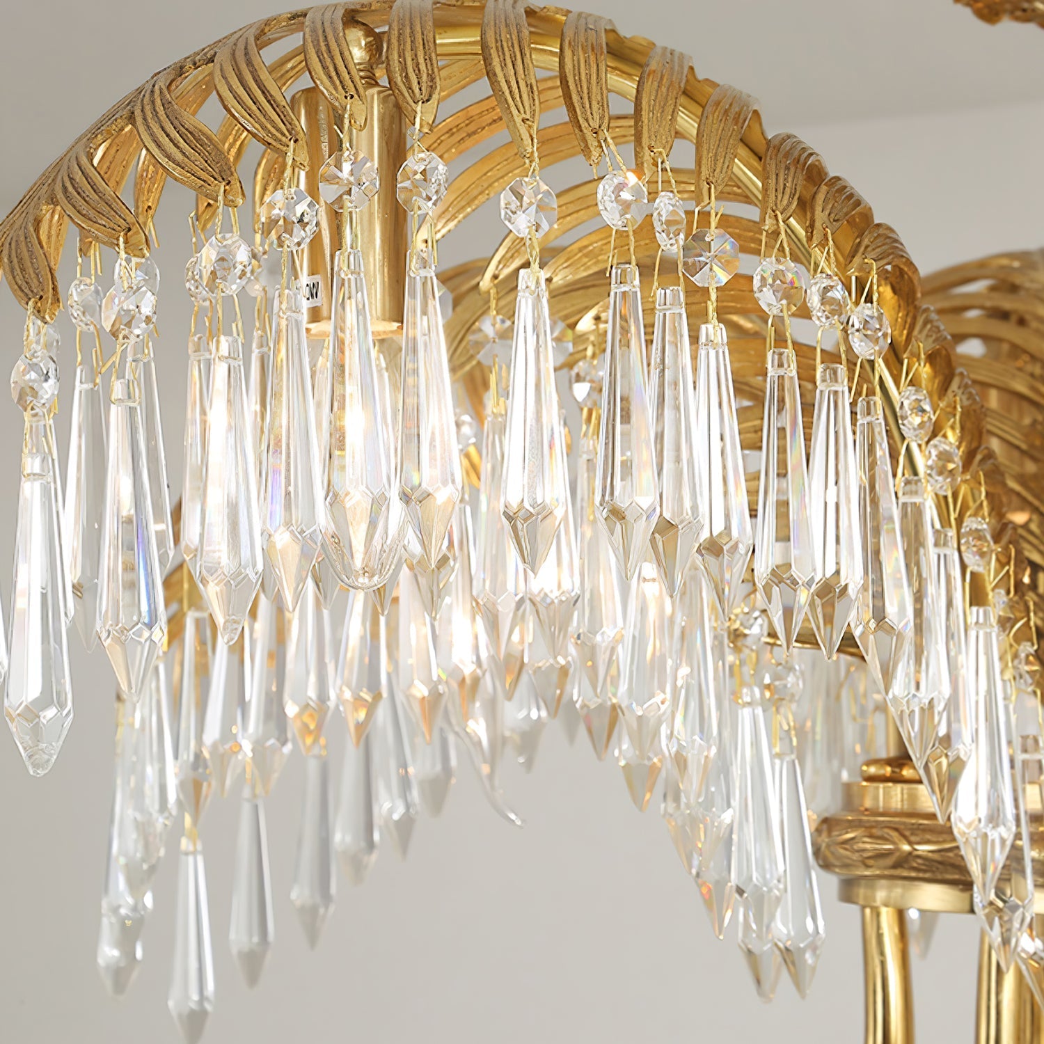 Odoraris Regal Brass Crystal Chandelier - Letslighting