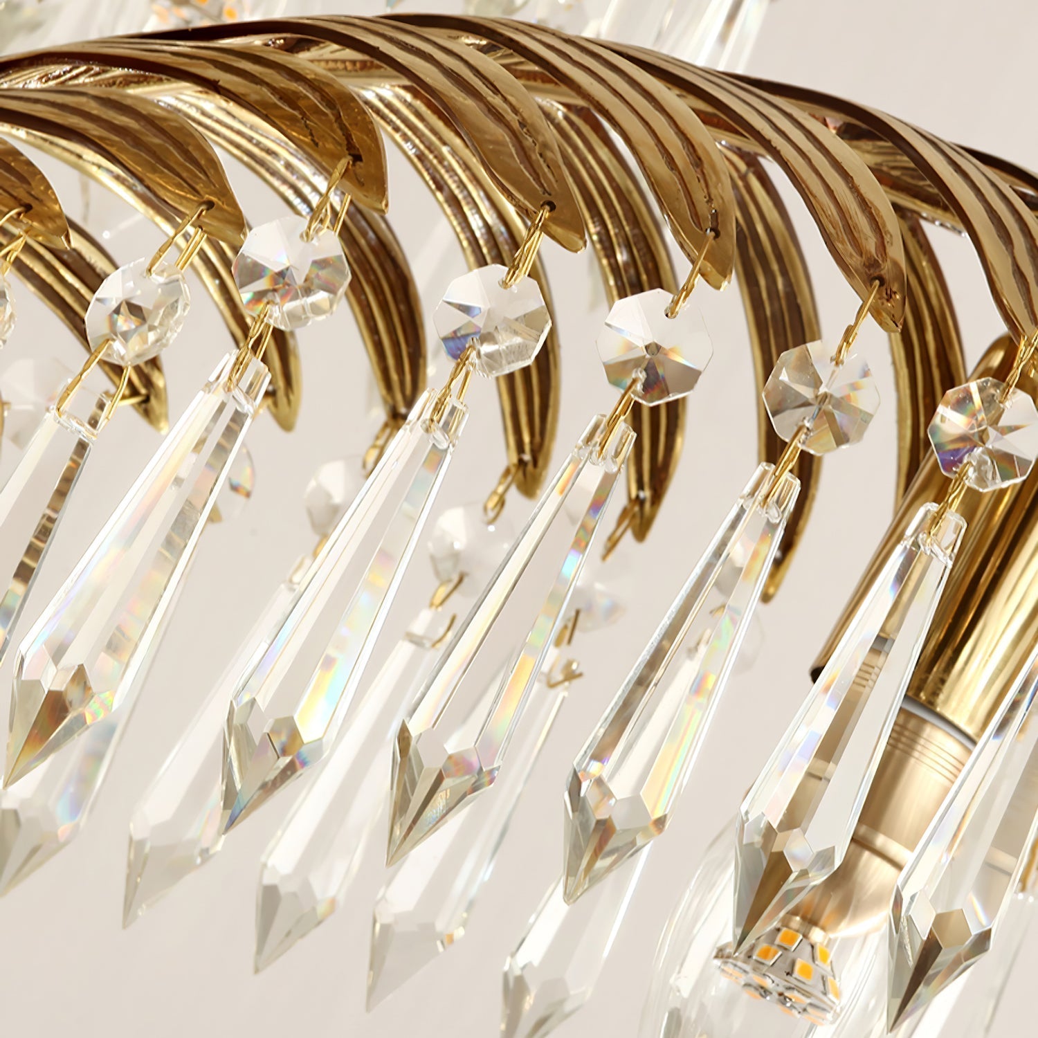 Odoraris Regal Brass Crystal Chandelier - Letslighting