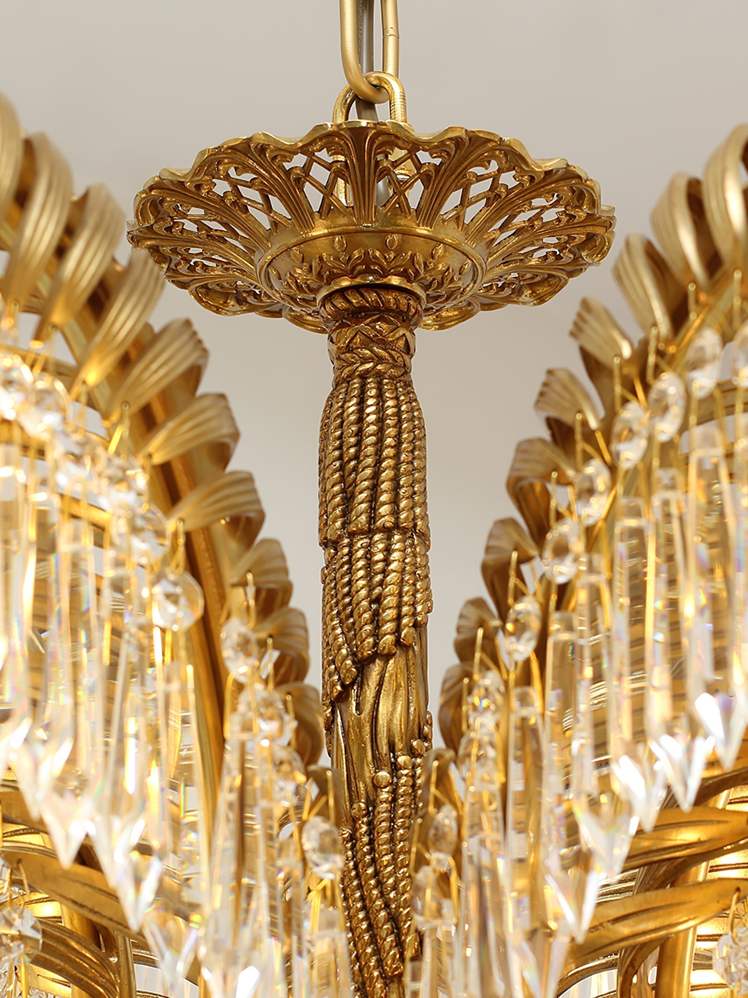 Odoraris Regal Brass Crystal Chandelier - Letslighting