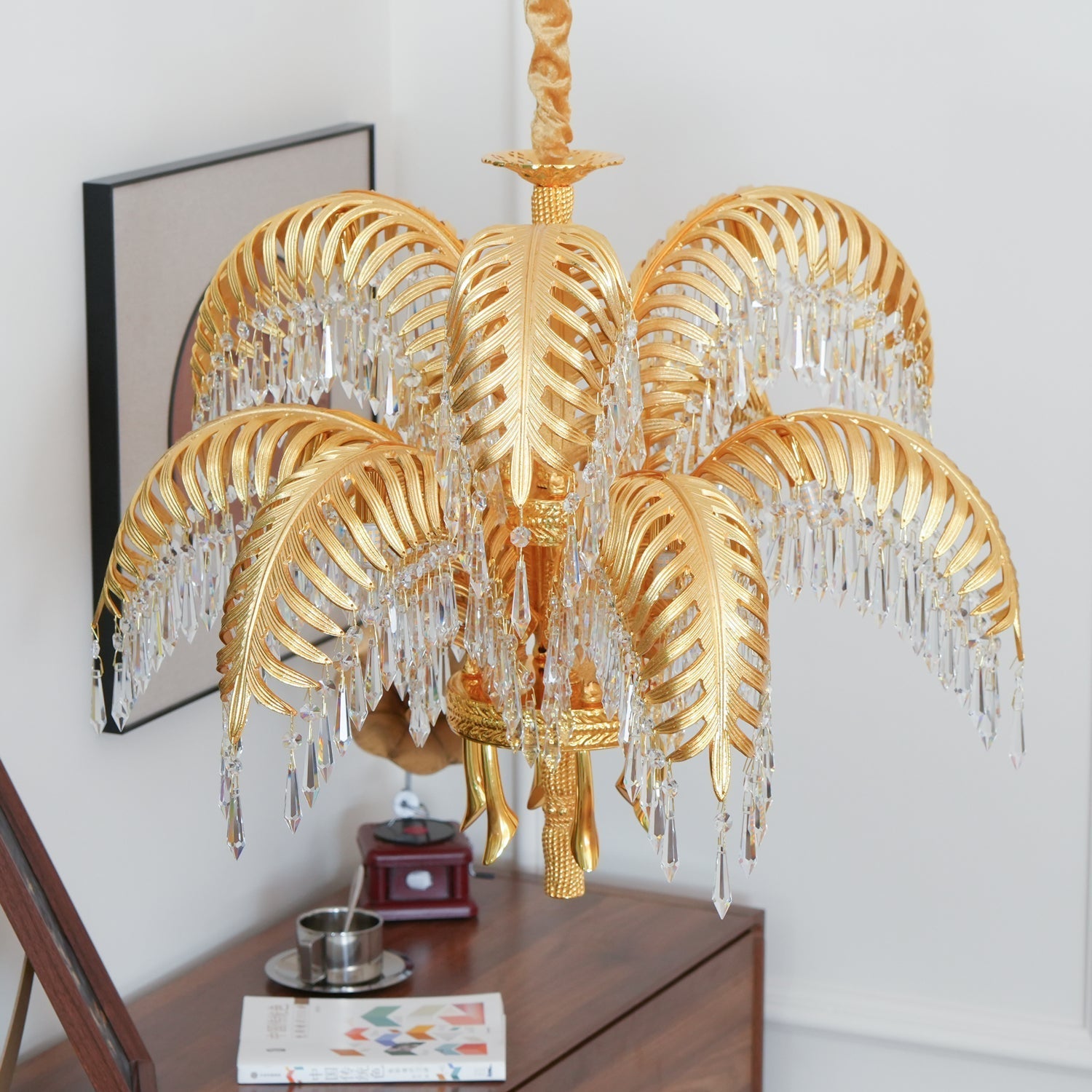Odoraris Regal Brass Crystal Chandelier - Letslighting