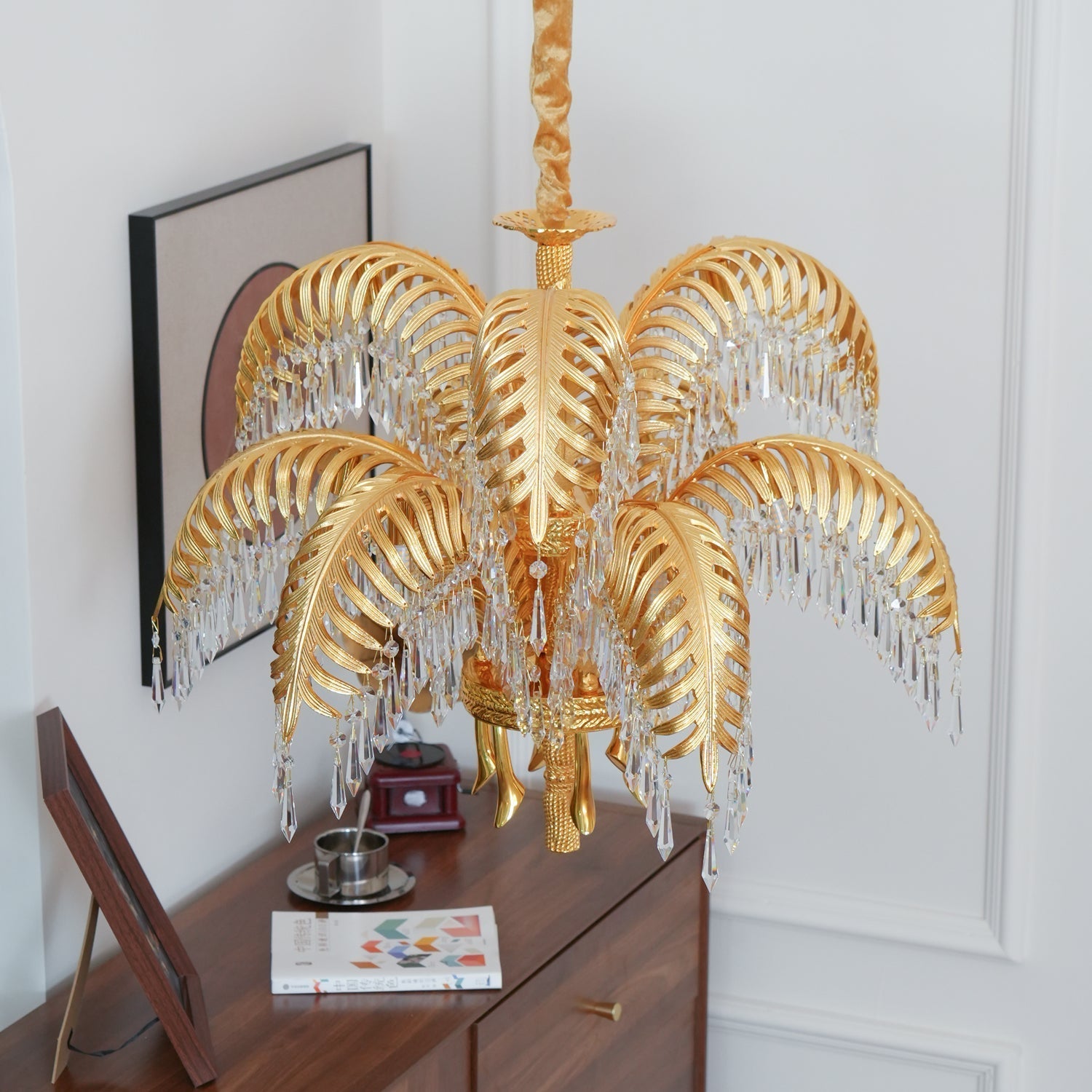 Odoraris Regal Brass Crystal Chandelier - Letslighting