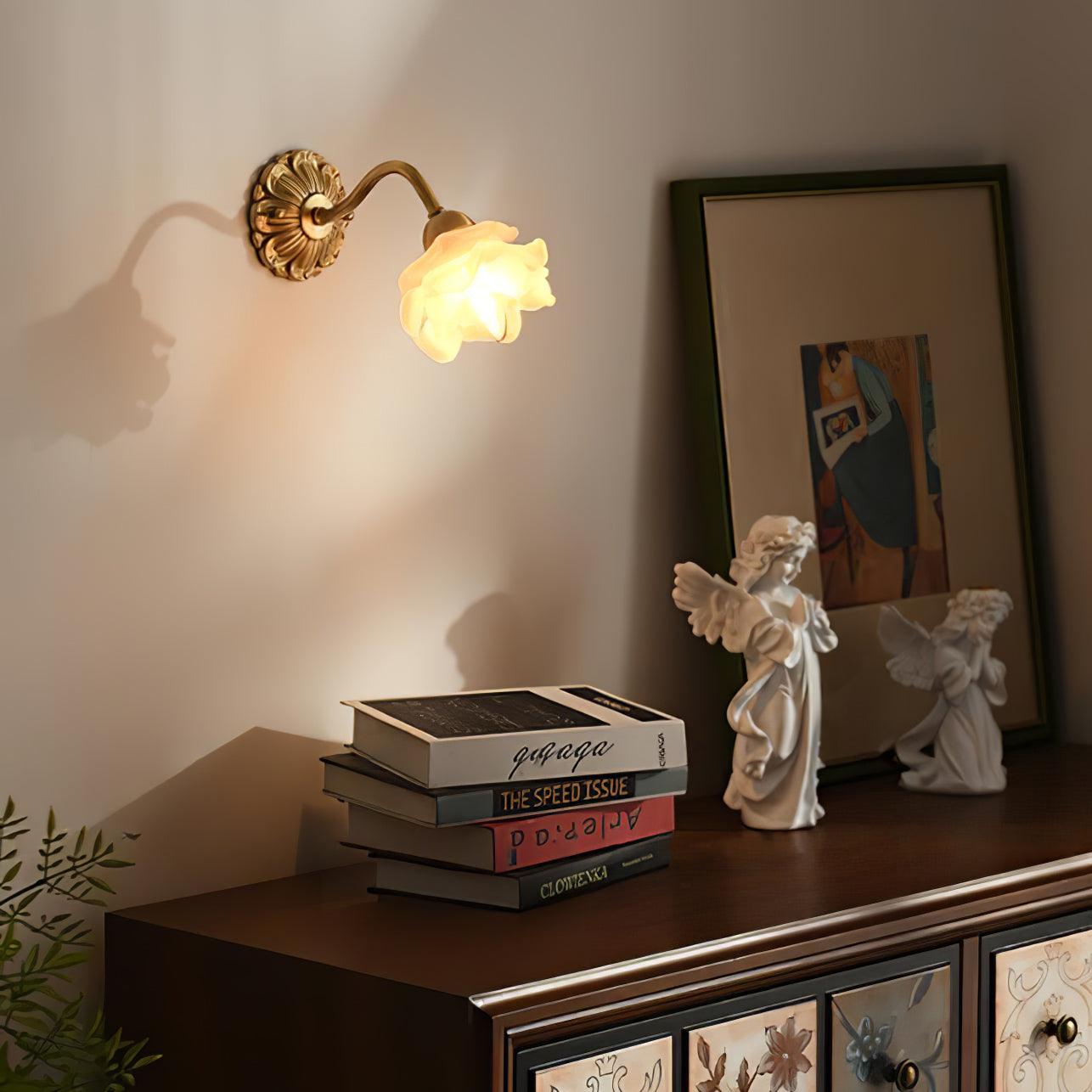 Drifte Brass Floral Luxury Wall Lamp - Letslighting