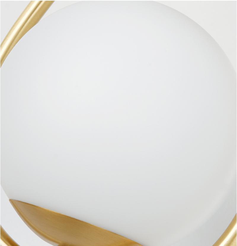 Icarila Modern Minimalist Vanity Brass Glass Wall Lamp - Letslighting