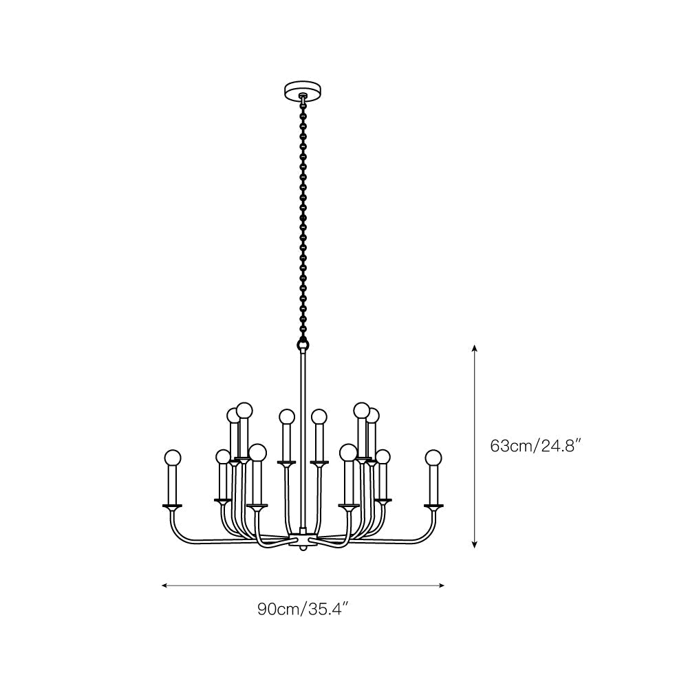 Orrinora Vintage Industrial Chandelier - Letslighting