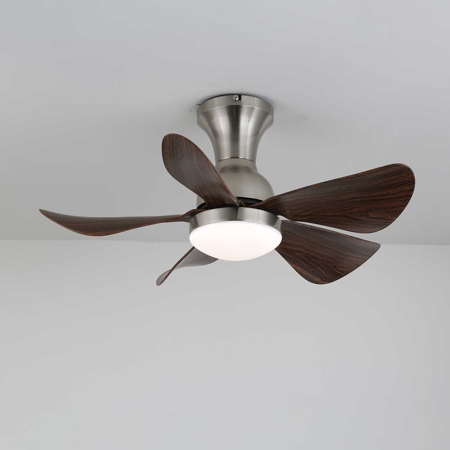 Novaro Modern Wood Ceiling Fan Light - Letslighting