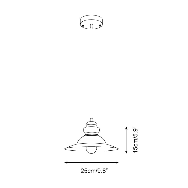 Brenna Pendant Lamp Textured Glass Accent - Letslighting