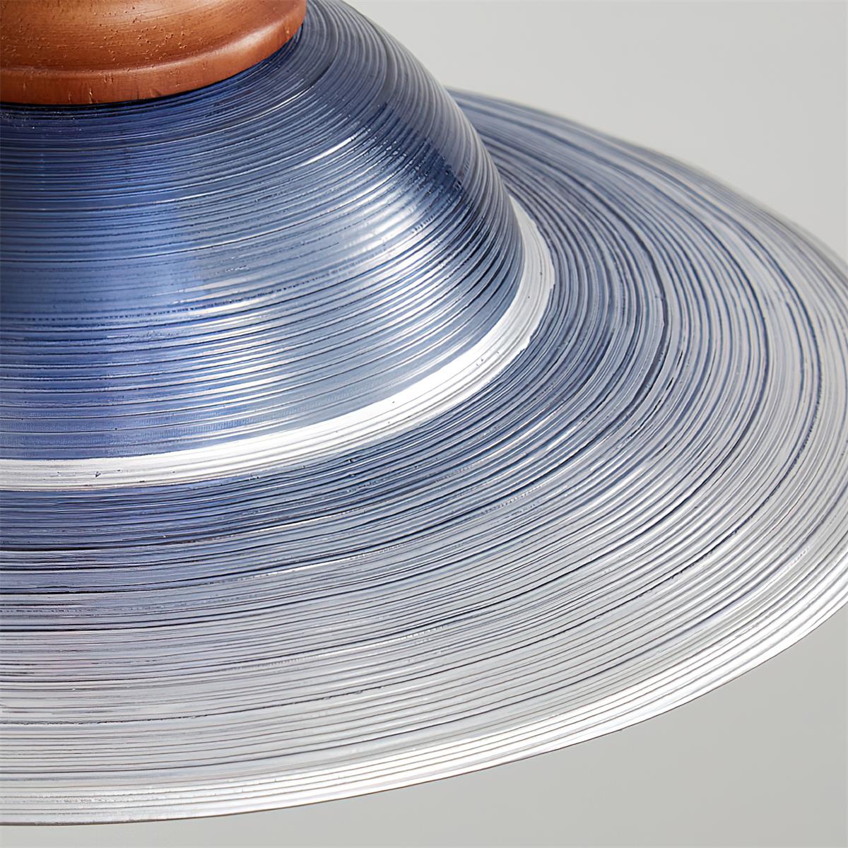 Brenna Pendant Lamp Textured Glass Accent - Letslighting