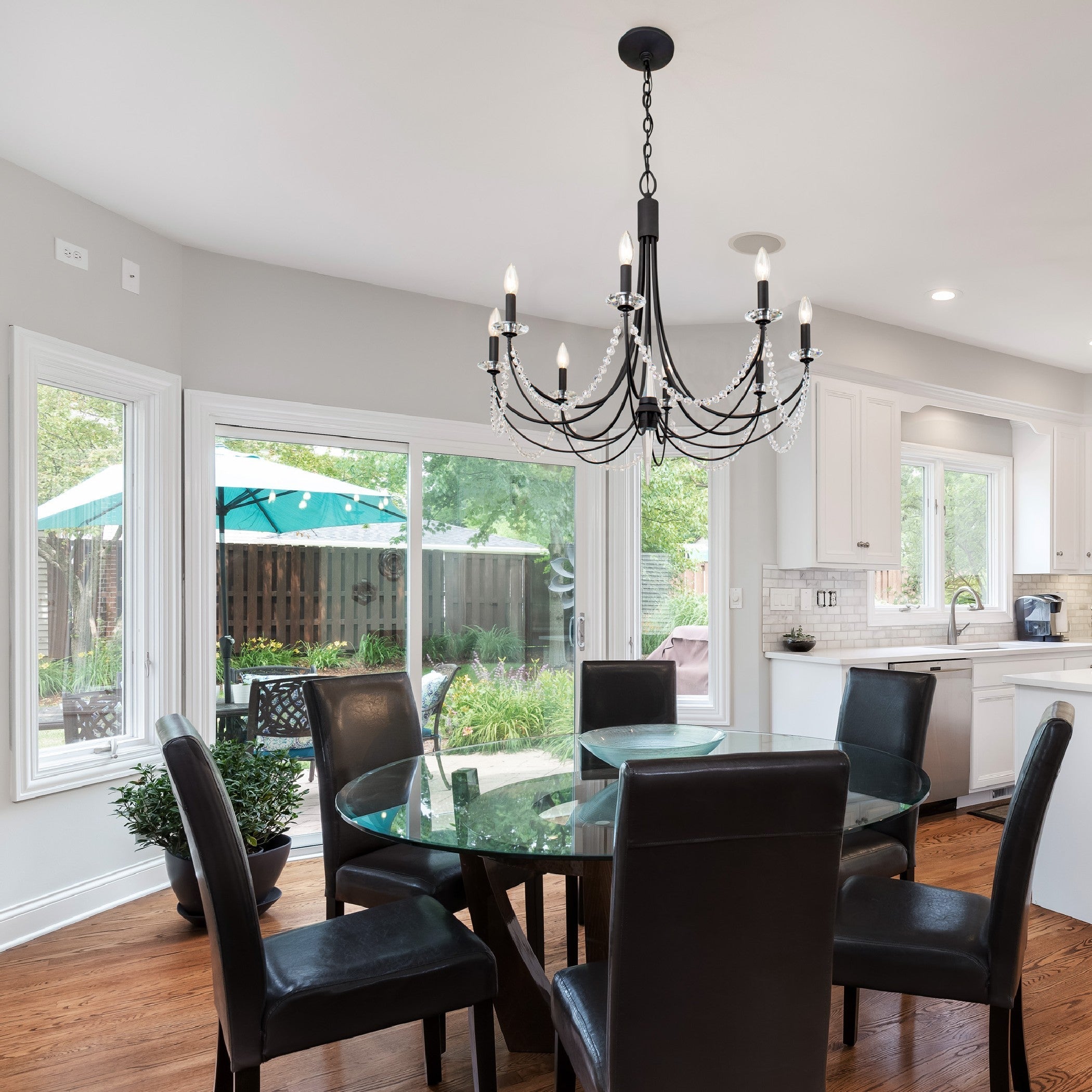 Purelux Postmodern Luxury Brass Crystal Chandelier - Letslighting