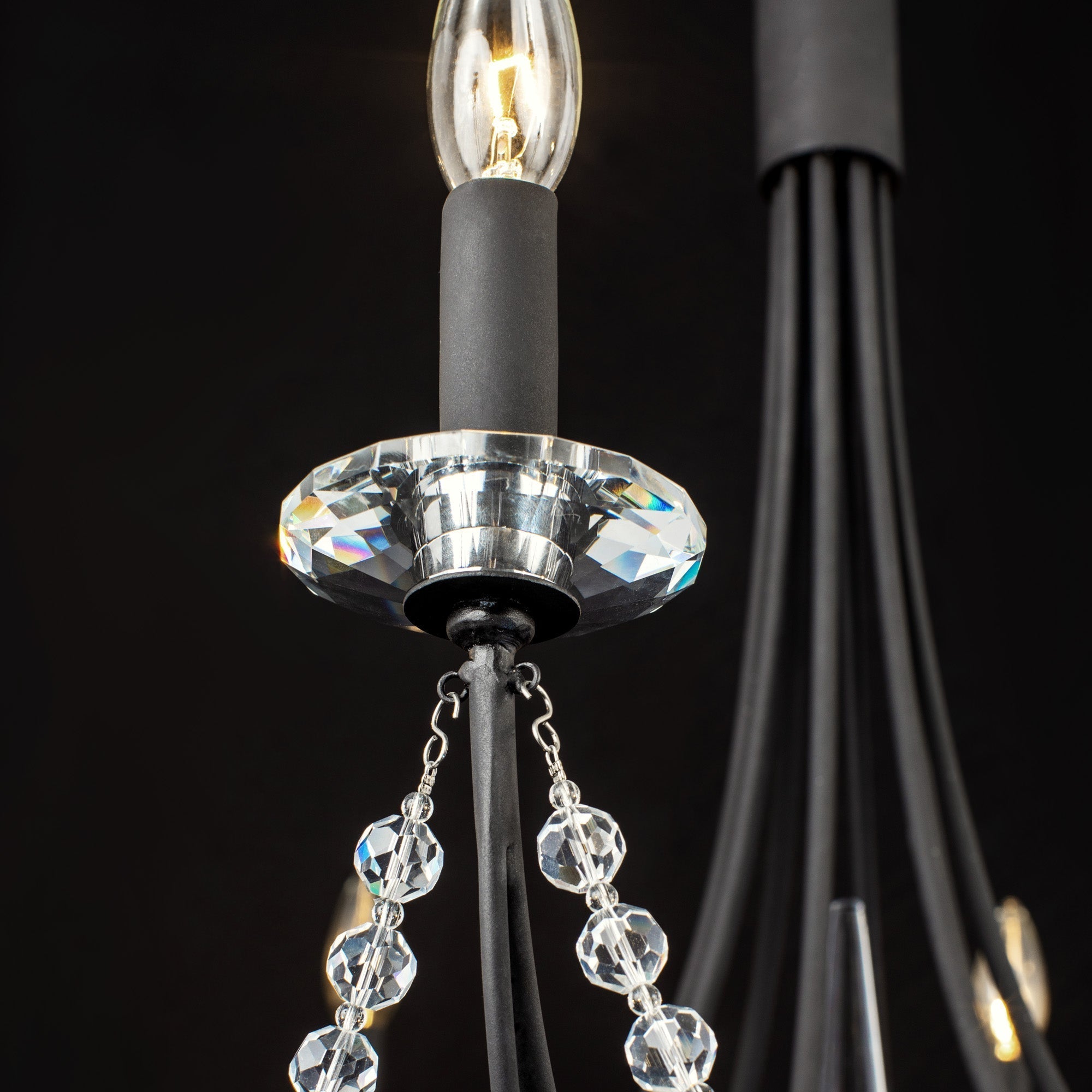 Purelux Postmodern Luxury Brass Crystal Chandelier - Letslighting