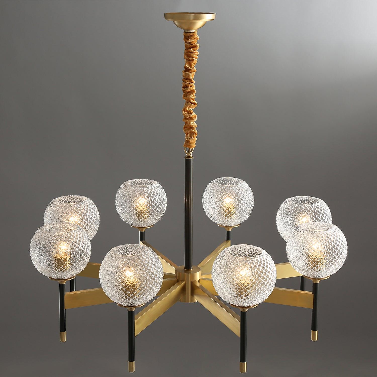 Glint Modern Brass Chandelier - Letslighting