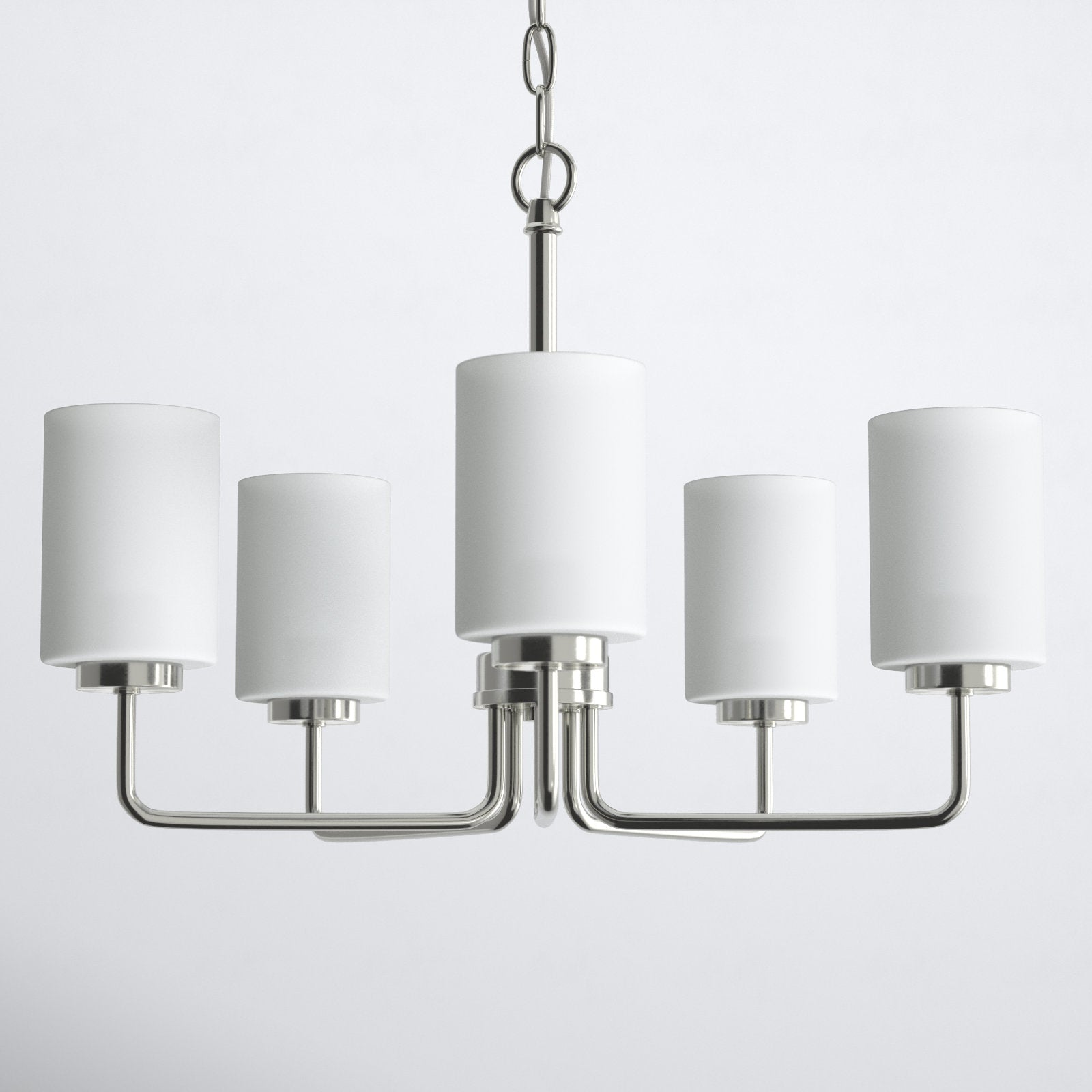 Neva Modern Minimalist Black Glass Chandelier - Letslighting