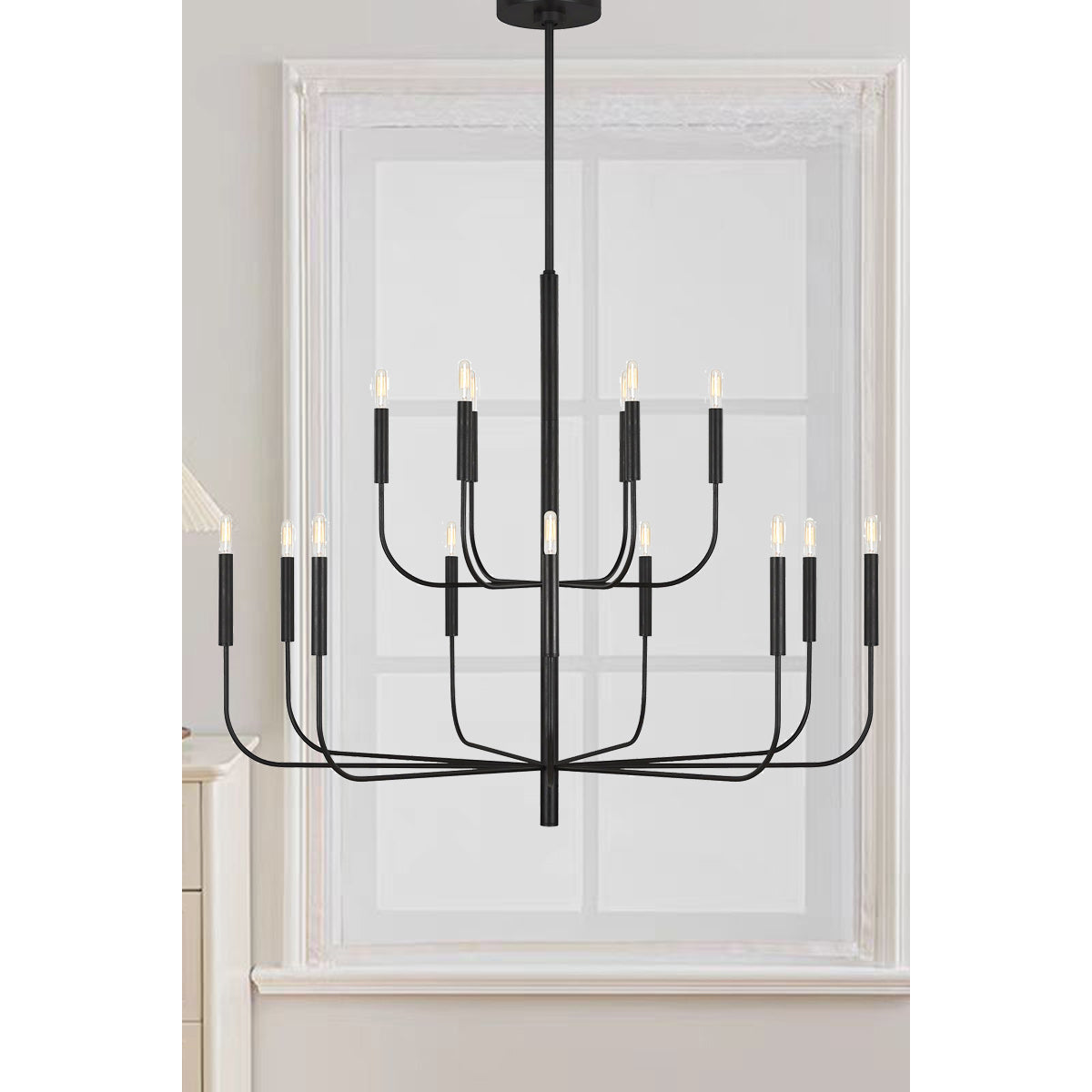 Olcarel Vintage Industrial Brass Chandelier - Letslighting