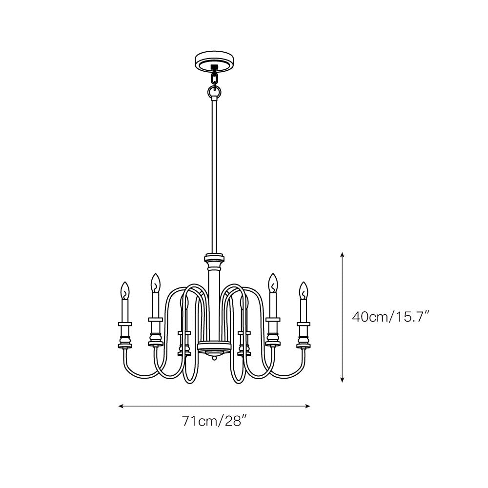 Volo Postmodern Luxury Wooden Chandelier - Letslighting