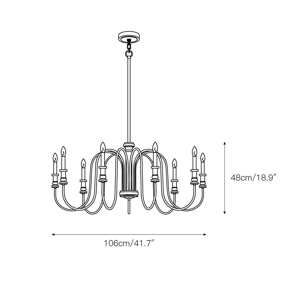 Volo Postmodern Luxury Wooden Chandelier - Letslighting