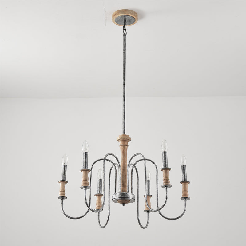 Volo Postmodern Luxury Wooden Chandelier - Letslighting